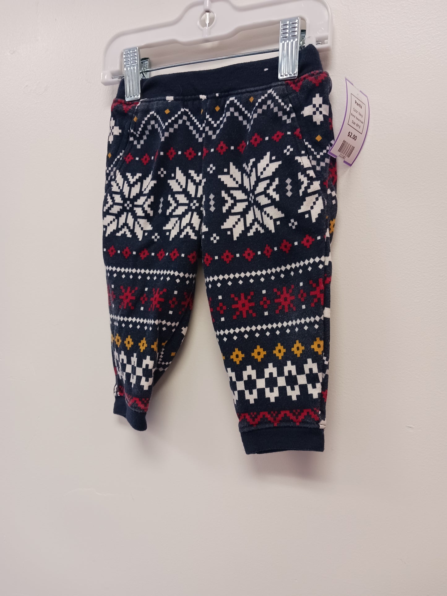 Navy Garanimals Pants, 6M B