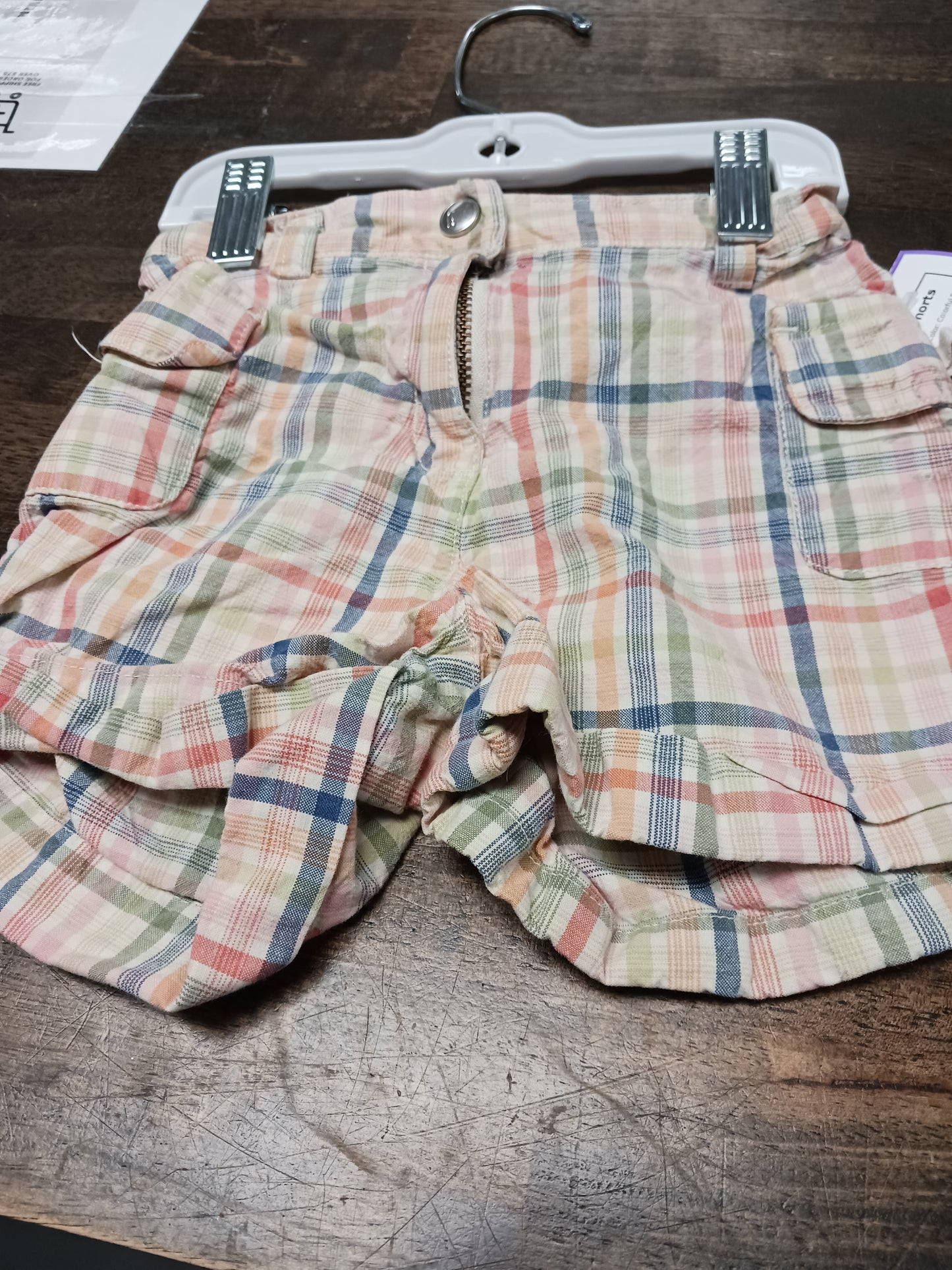 Colorful Plaid Gymboree Shorts, 3T G