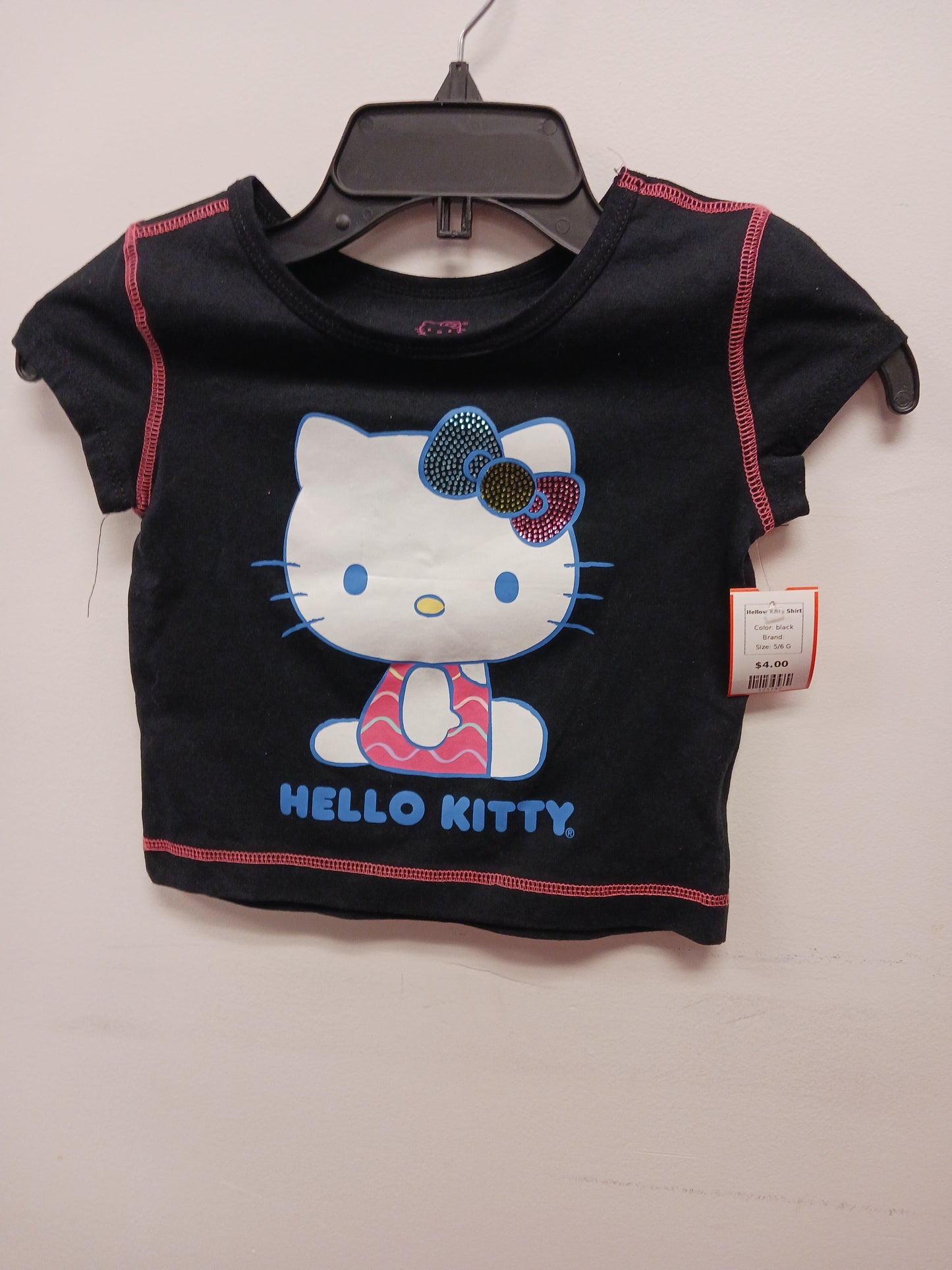 black Hellow Kitty Shirt, 5/6 G