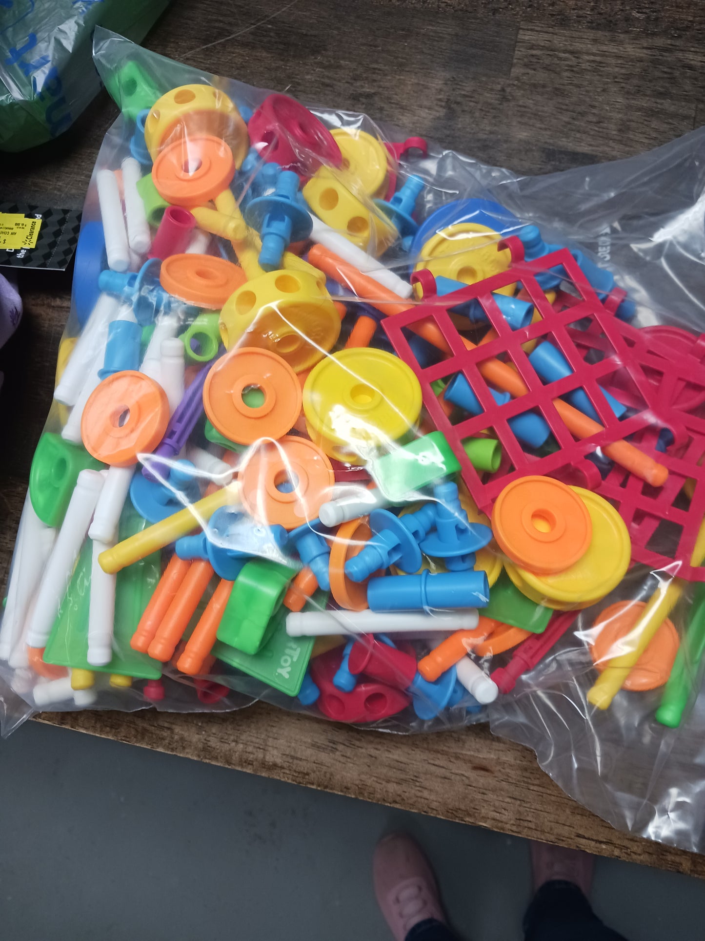 Colorful Tinker Toys Building Toy