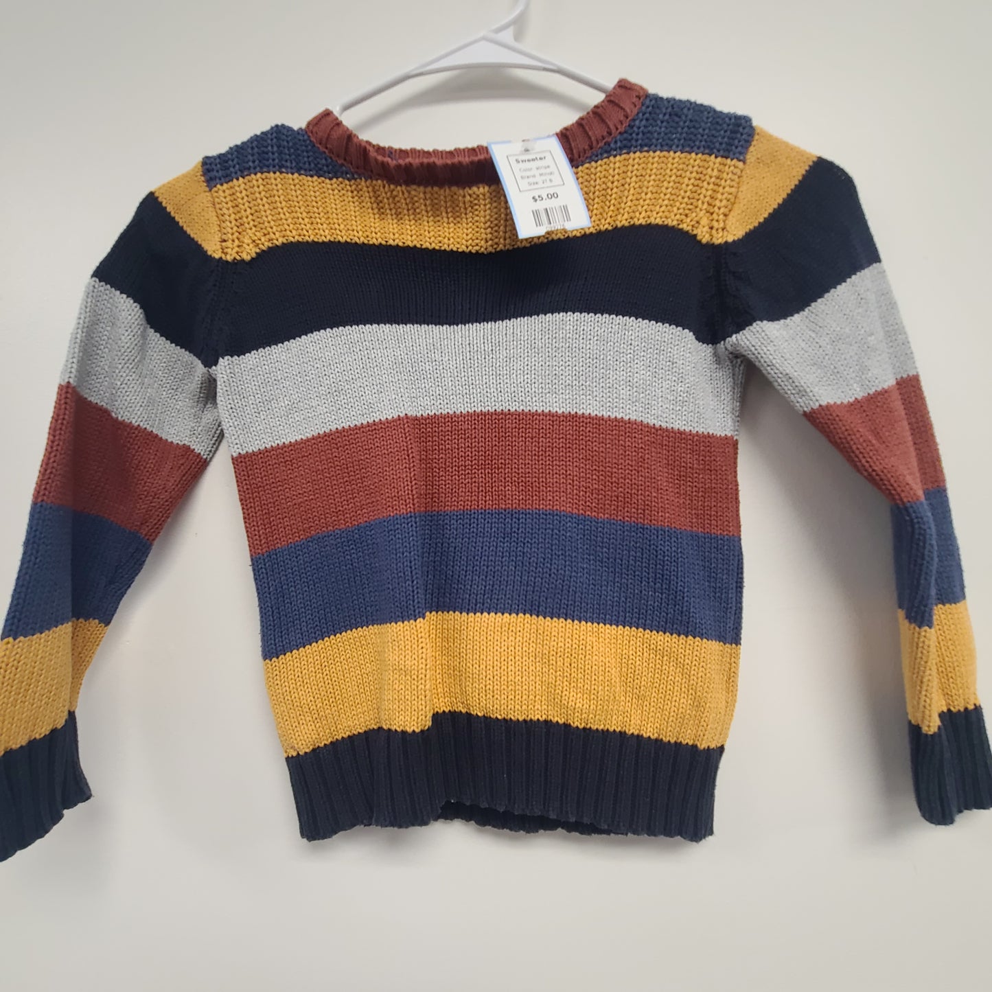 stripe Minoti Sweater, 2T B