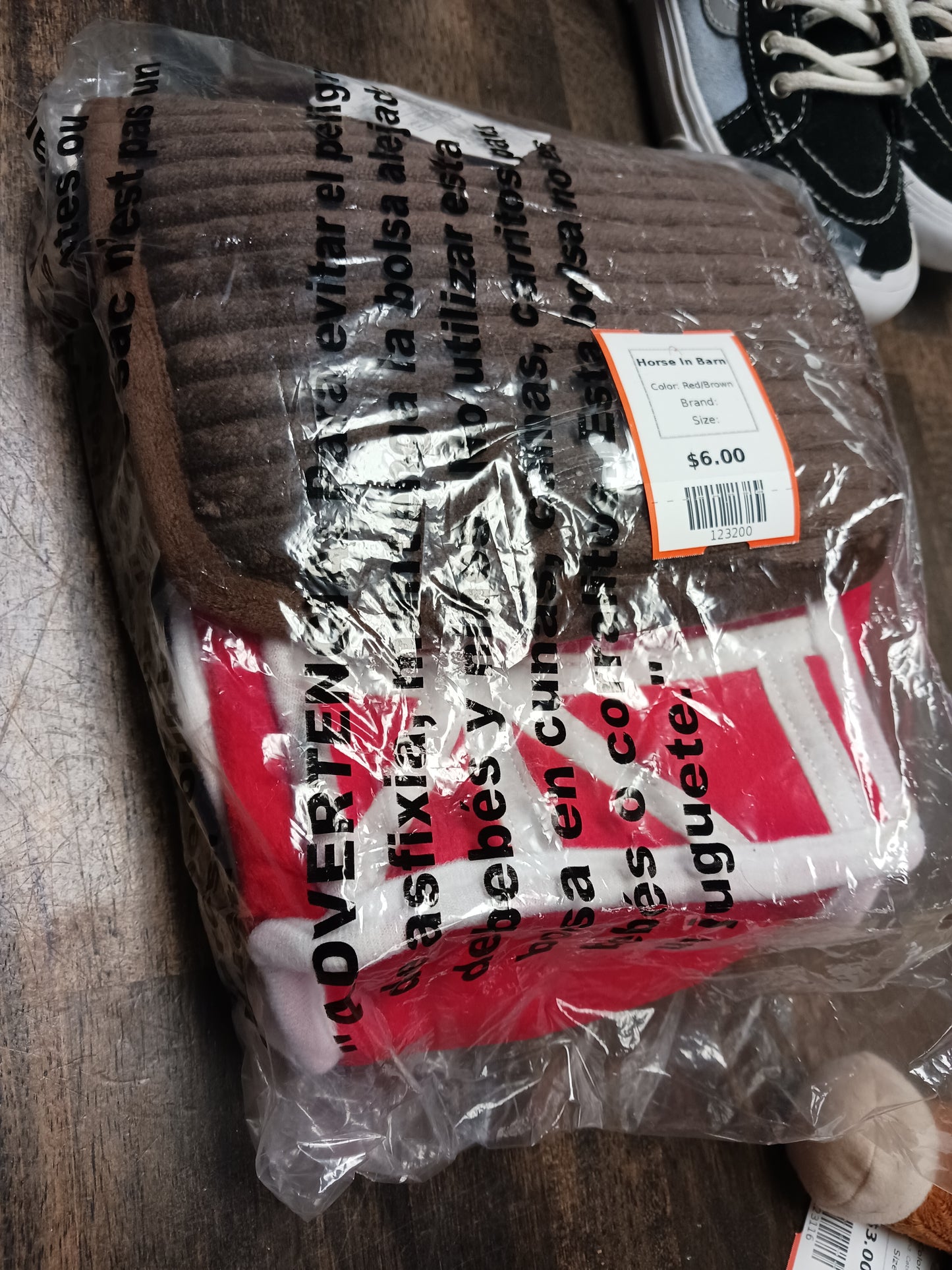 Red/Brown Horse In Barn