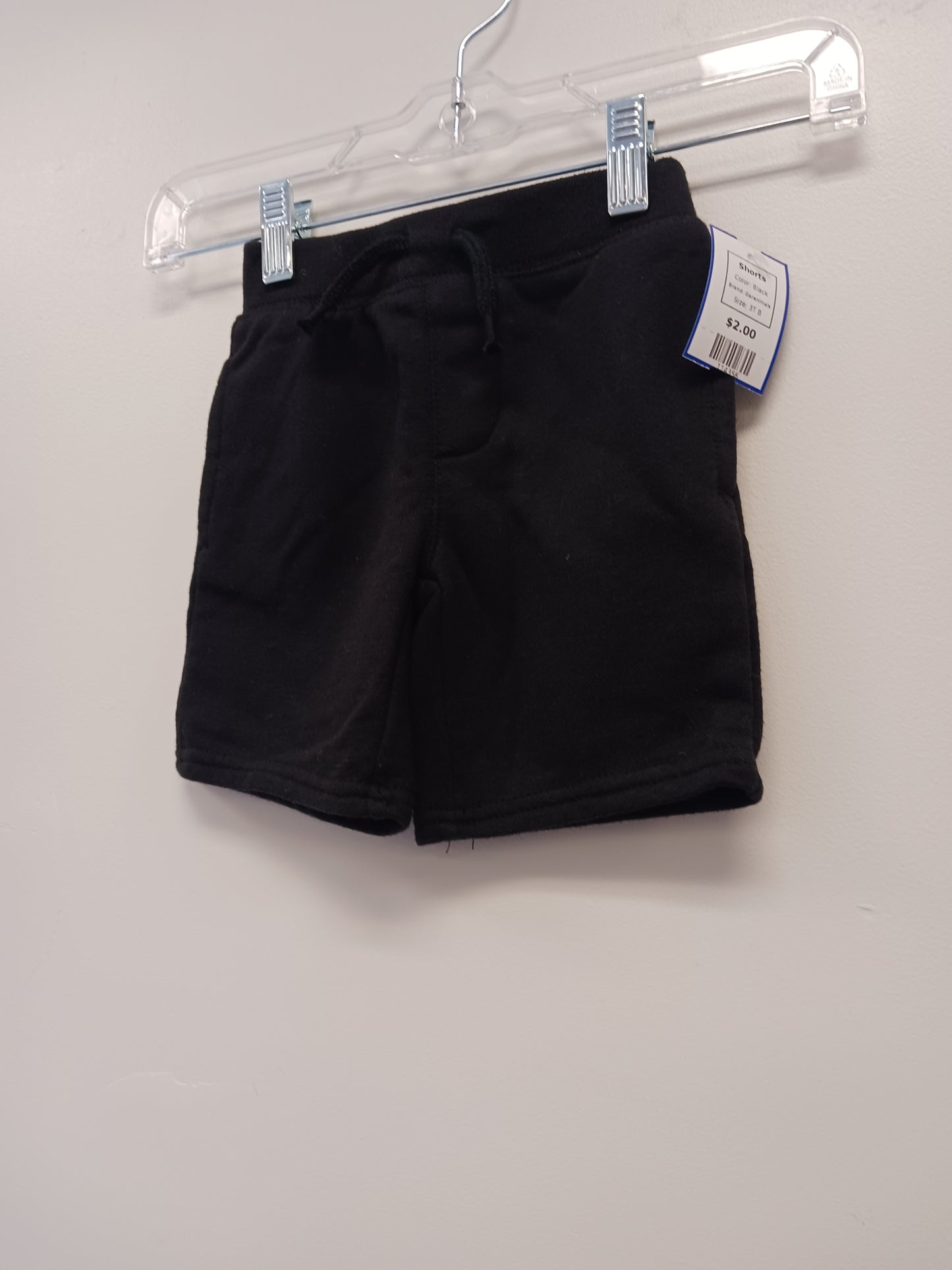 Black Garanimals Shorts, 3T B
