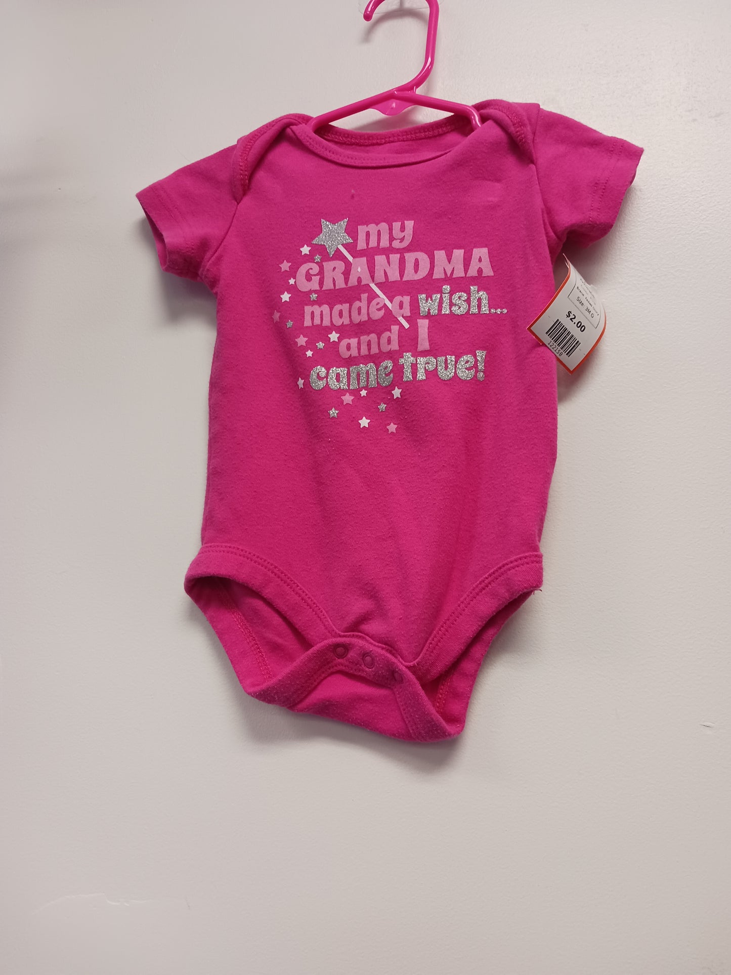 Pink Faded Glory Onesie, 3M G