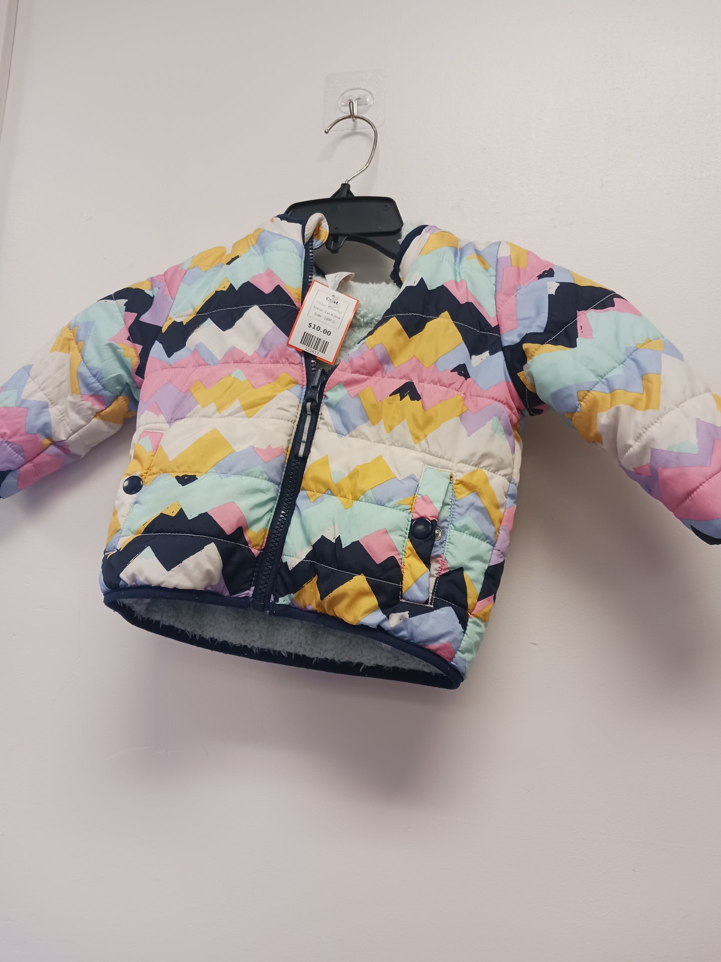 Colorful Cat & Jack Coat, 18M G