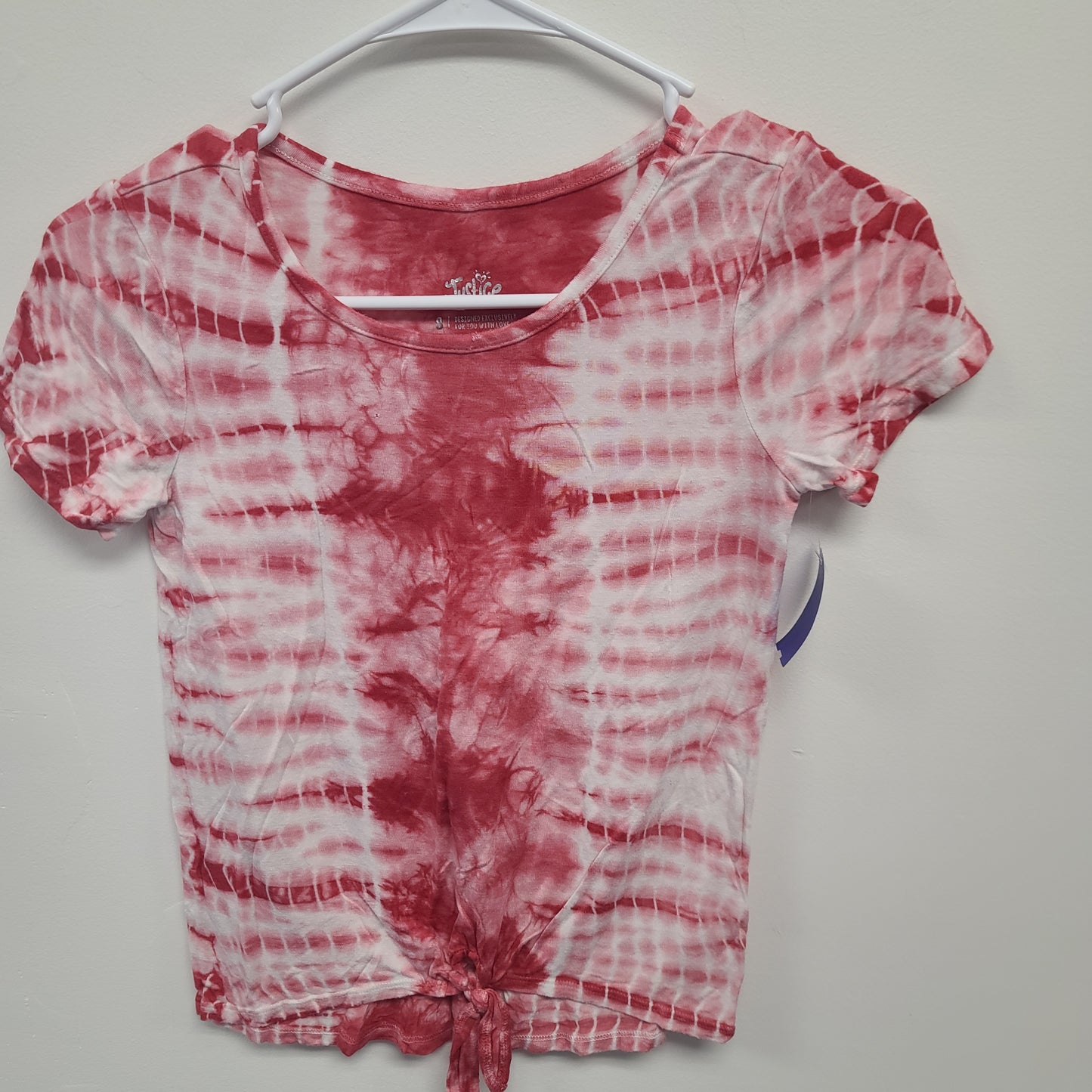 Red Justice Tye Dyed Tshirt, 8 G