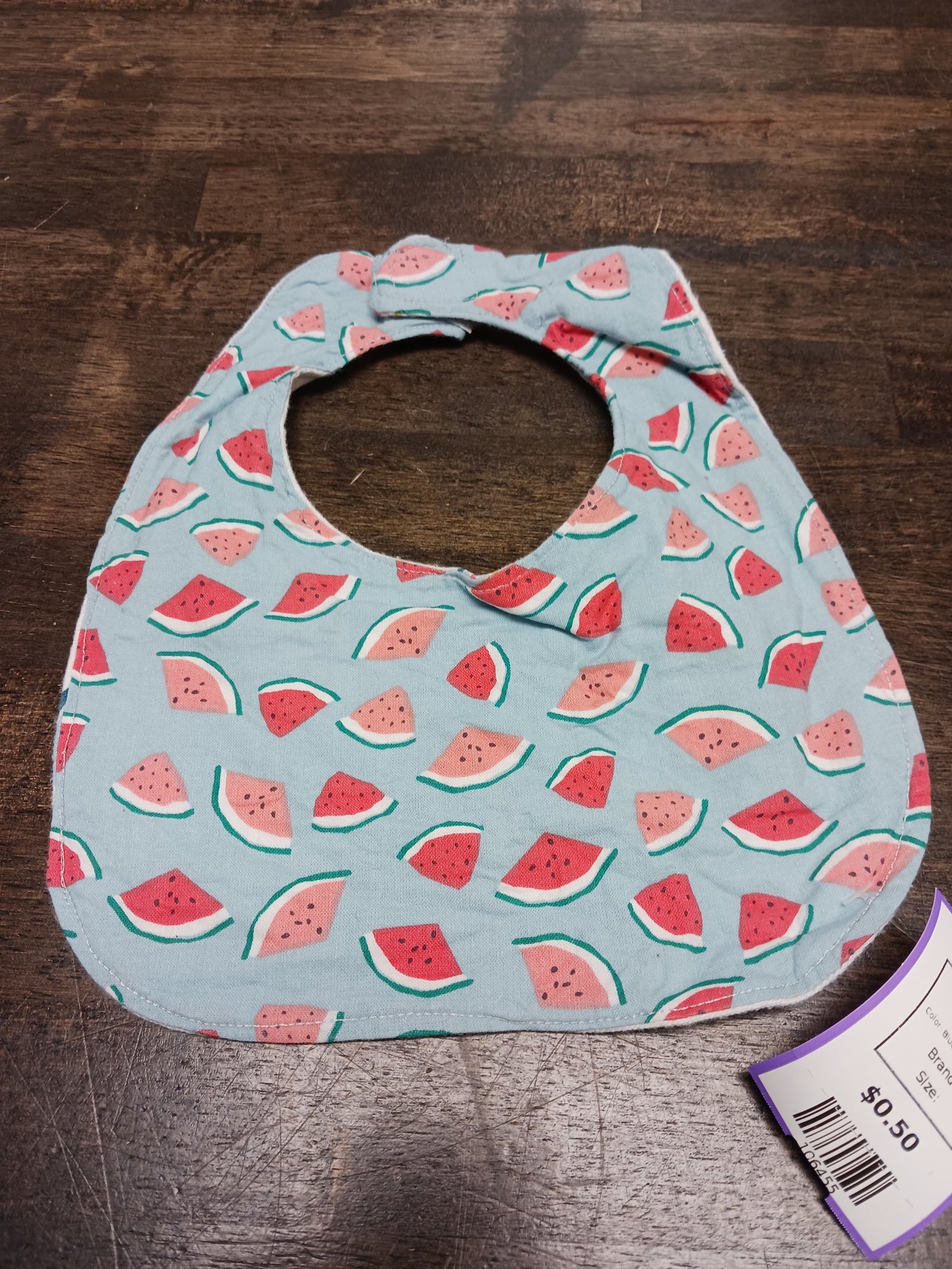 Blue Watermelon Bib