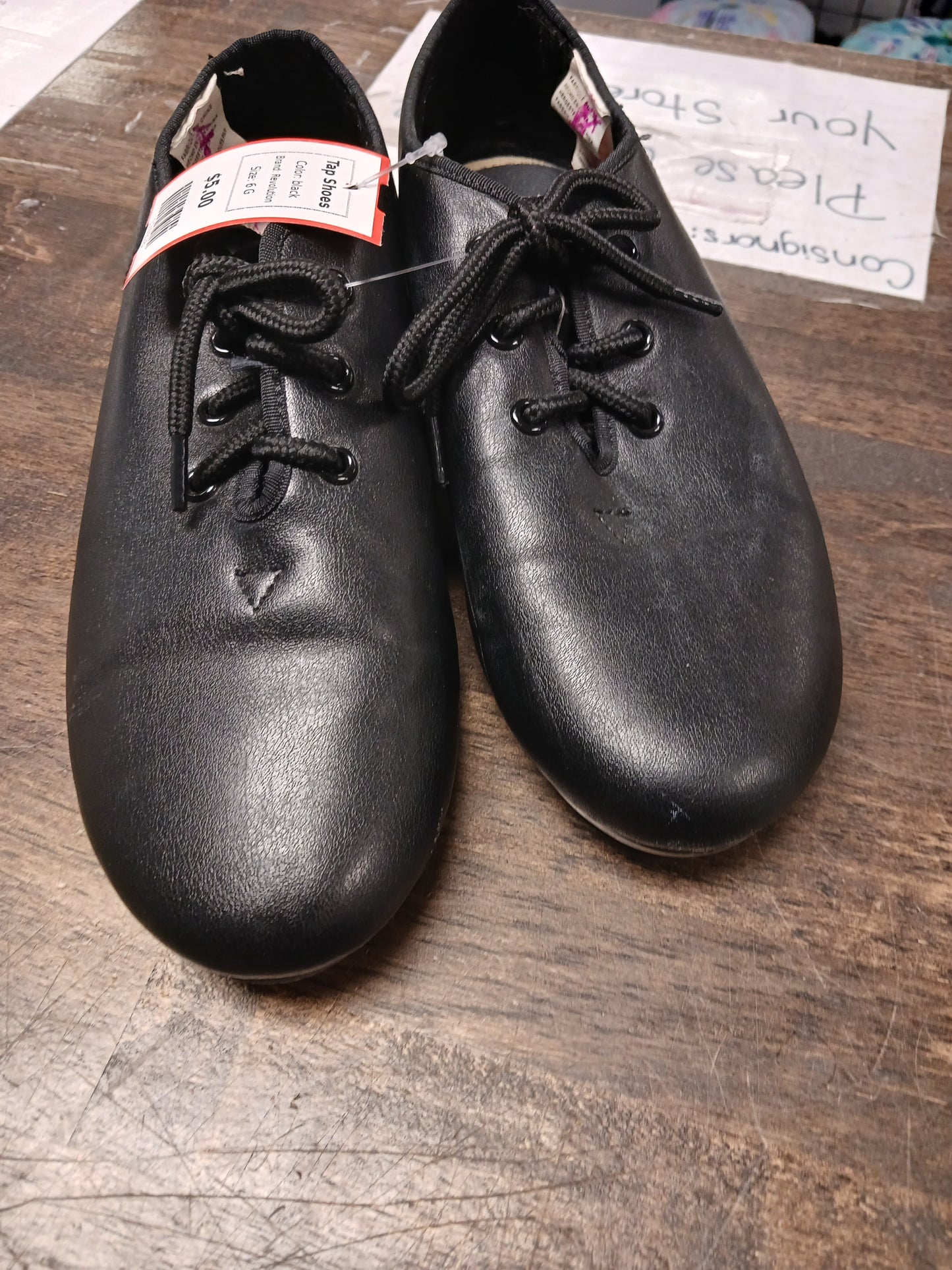 black Revolution Tap Shoes, 6 G