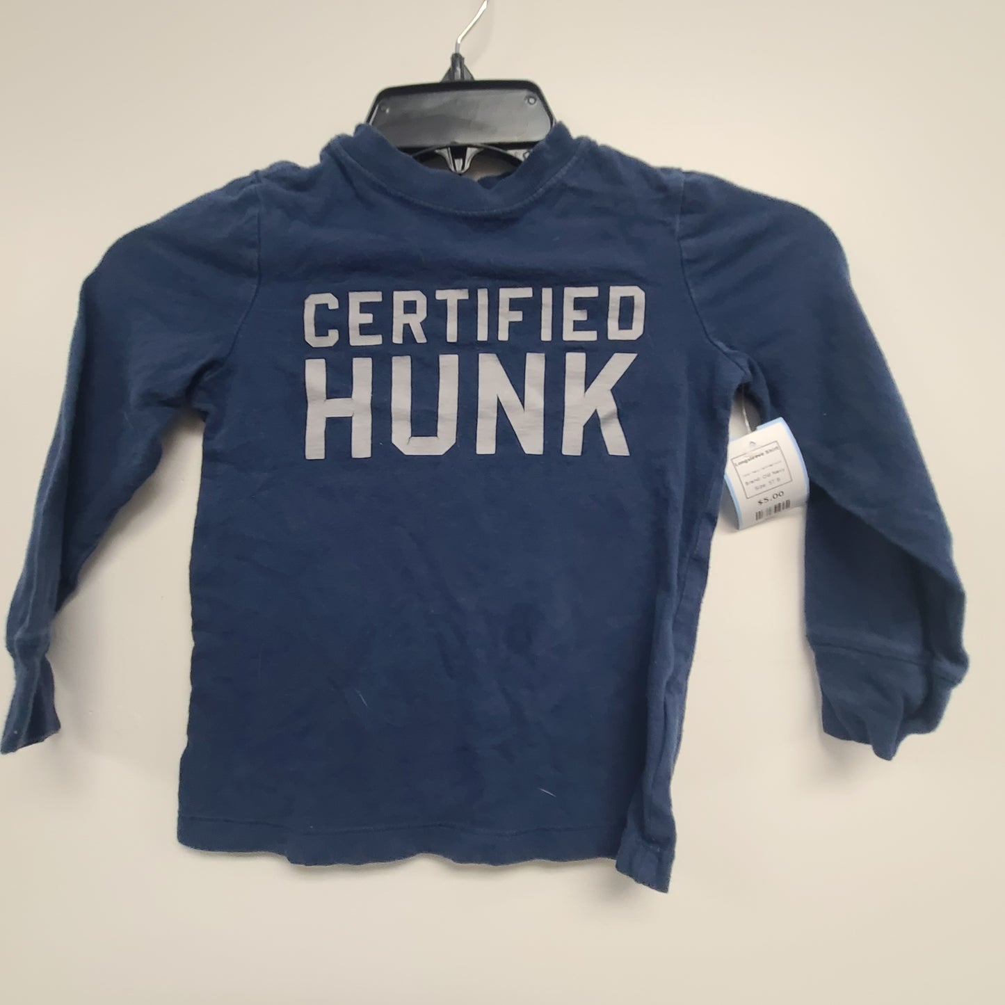 Navy Certified Hunk Old Navy Longsleeve Shirt, 5T B