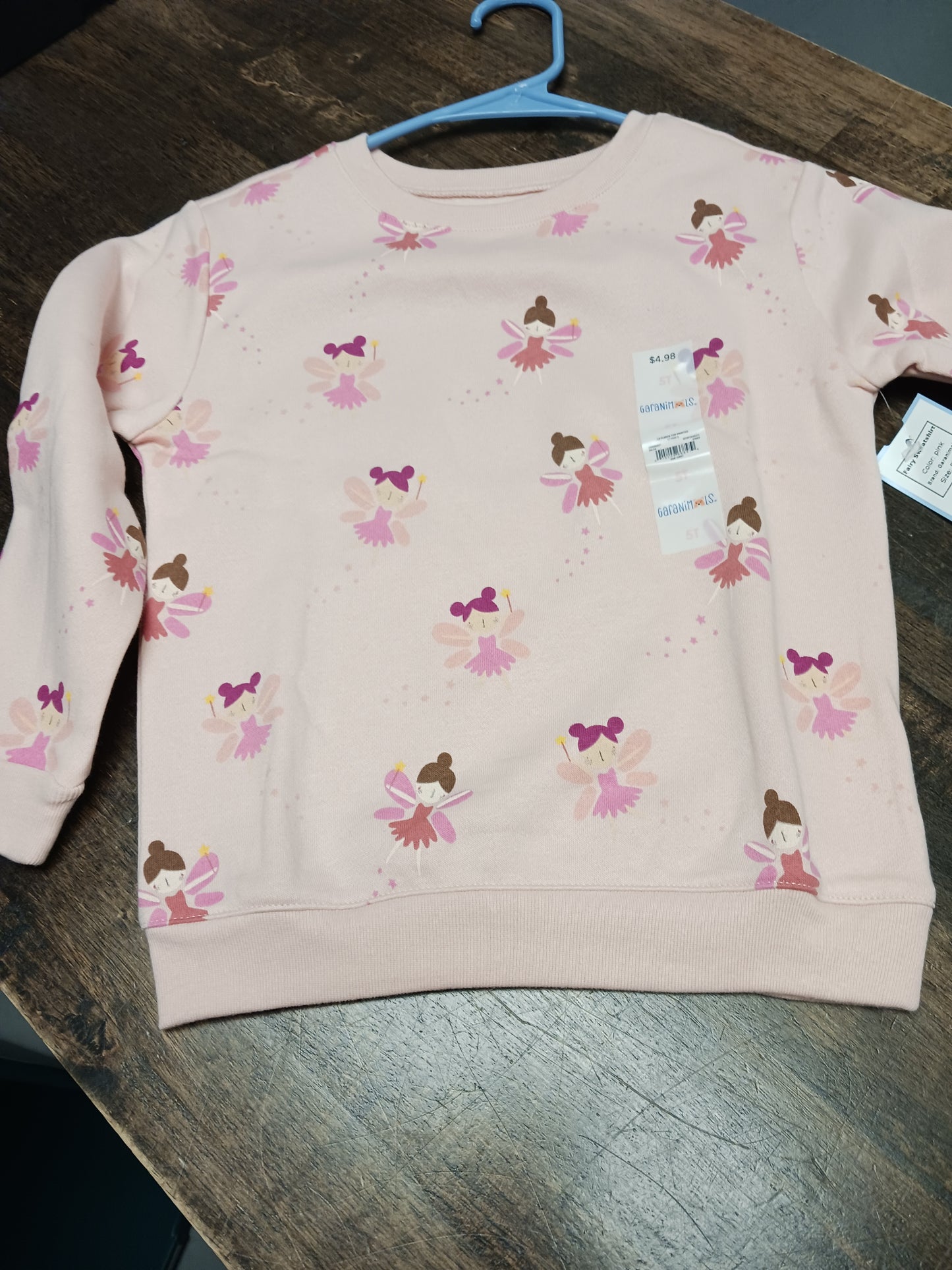pink Garanimals Fairy Sweatshirt, 5T G