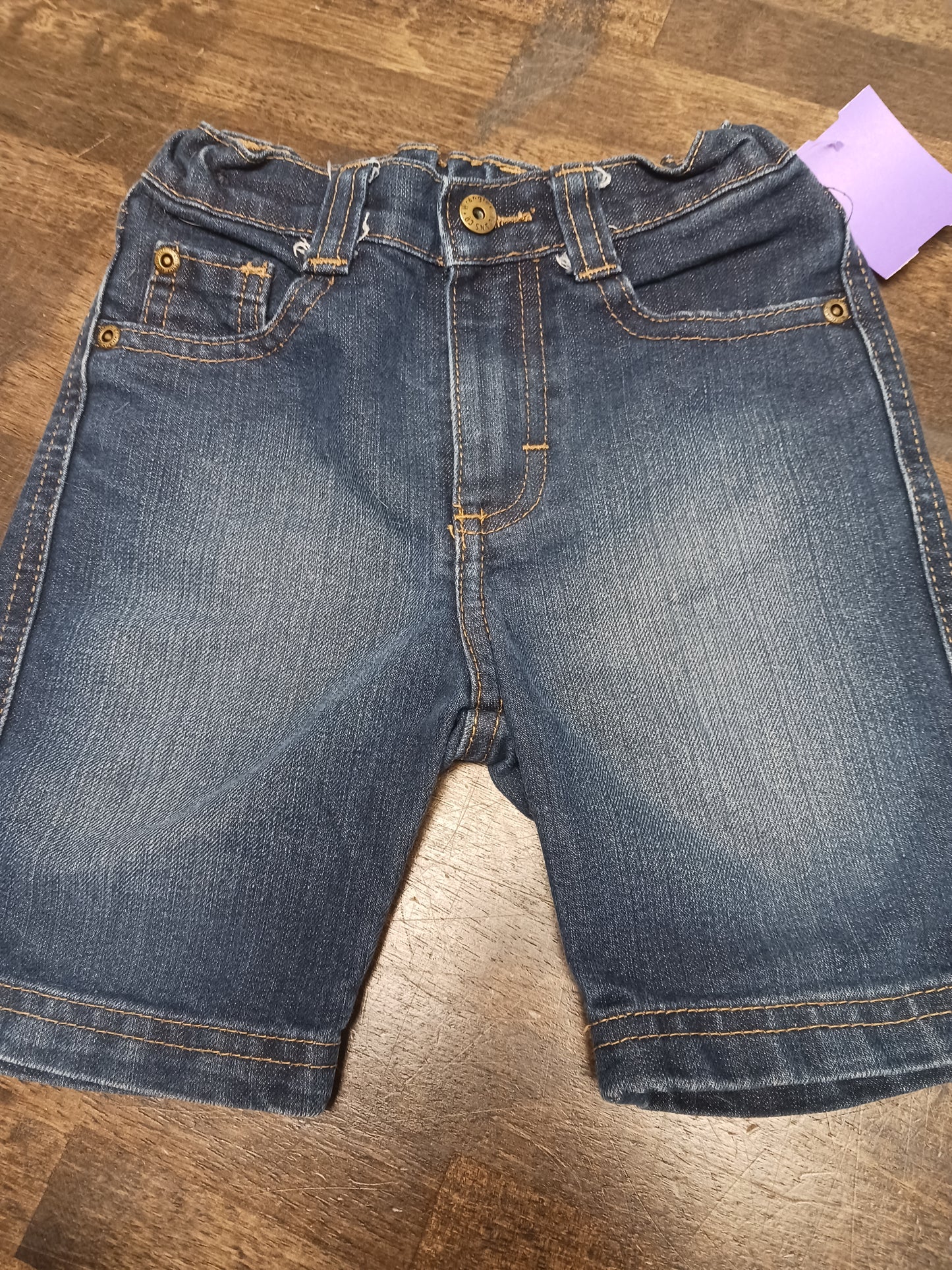 Blue Jean Wrangler Shorts, 2T B