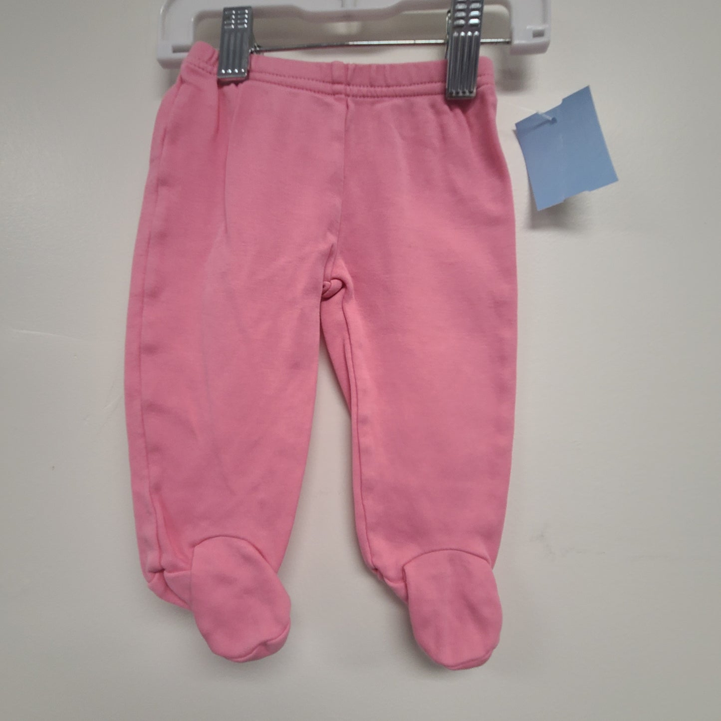 Pink Carters Footed Pants, NB G