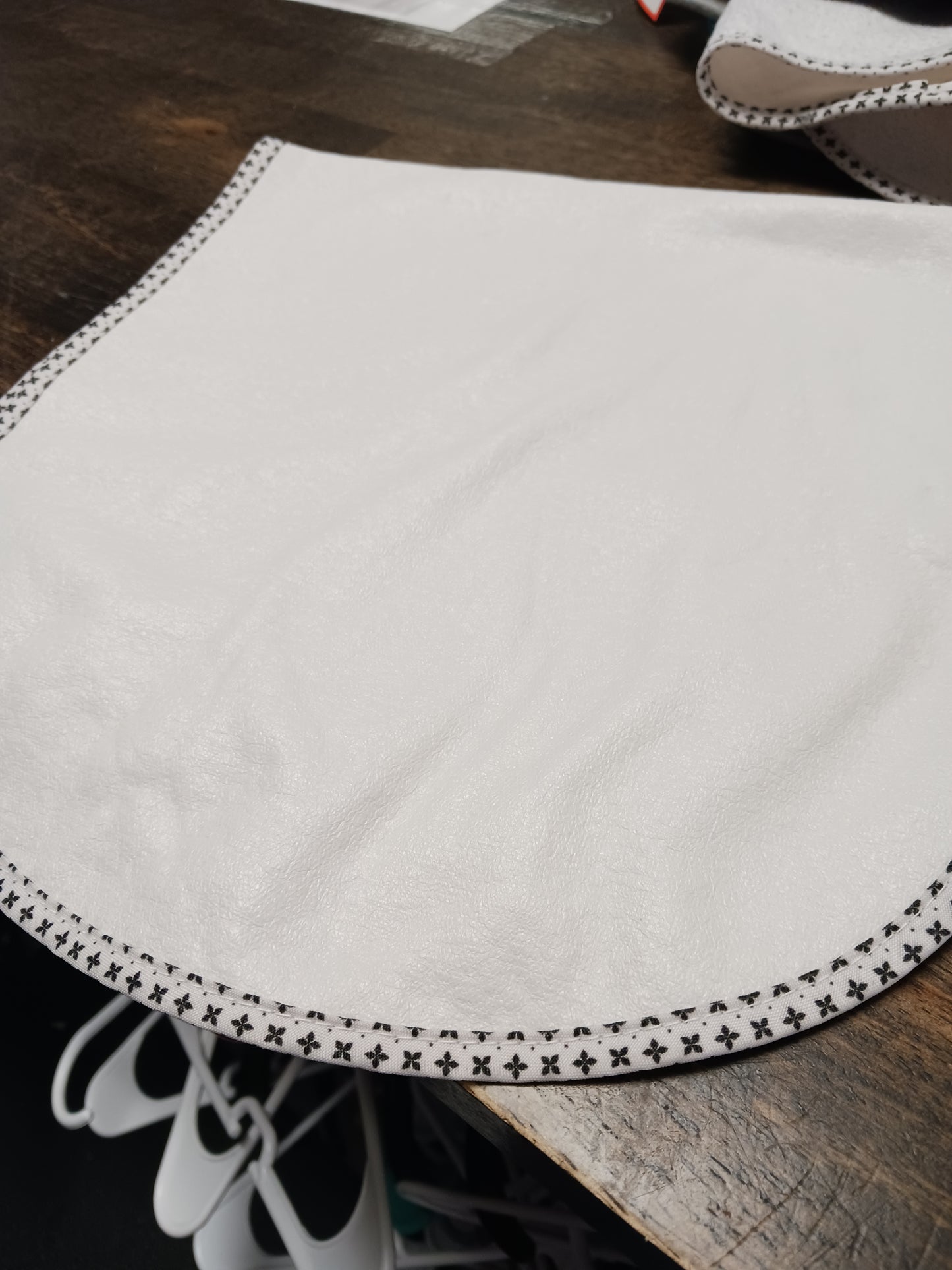 white Burp Cloth