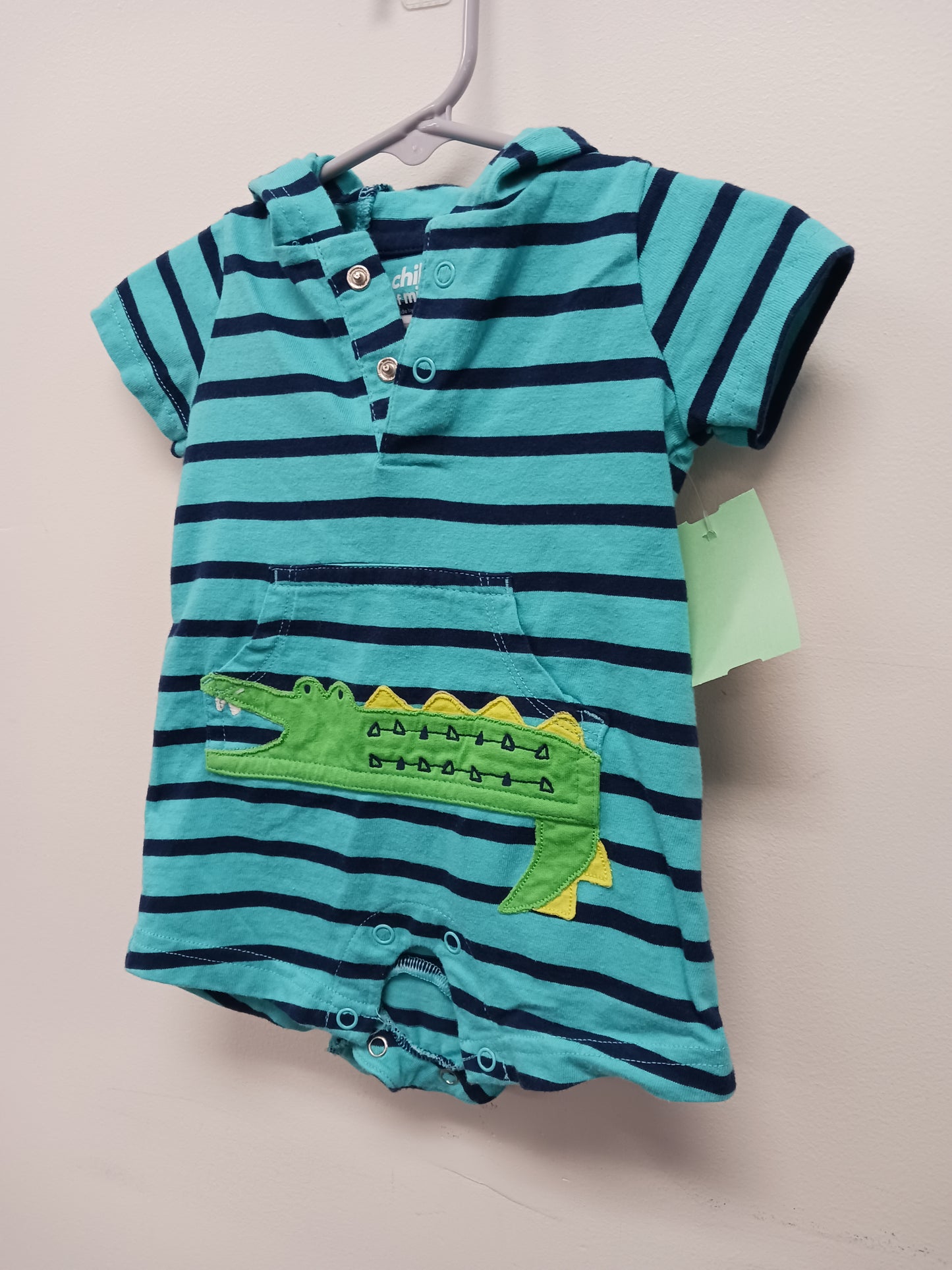 Blue/Navy Carters Short One Piece, NB B