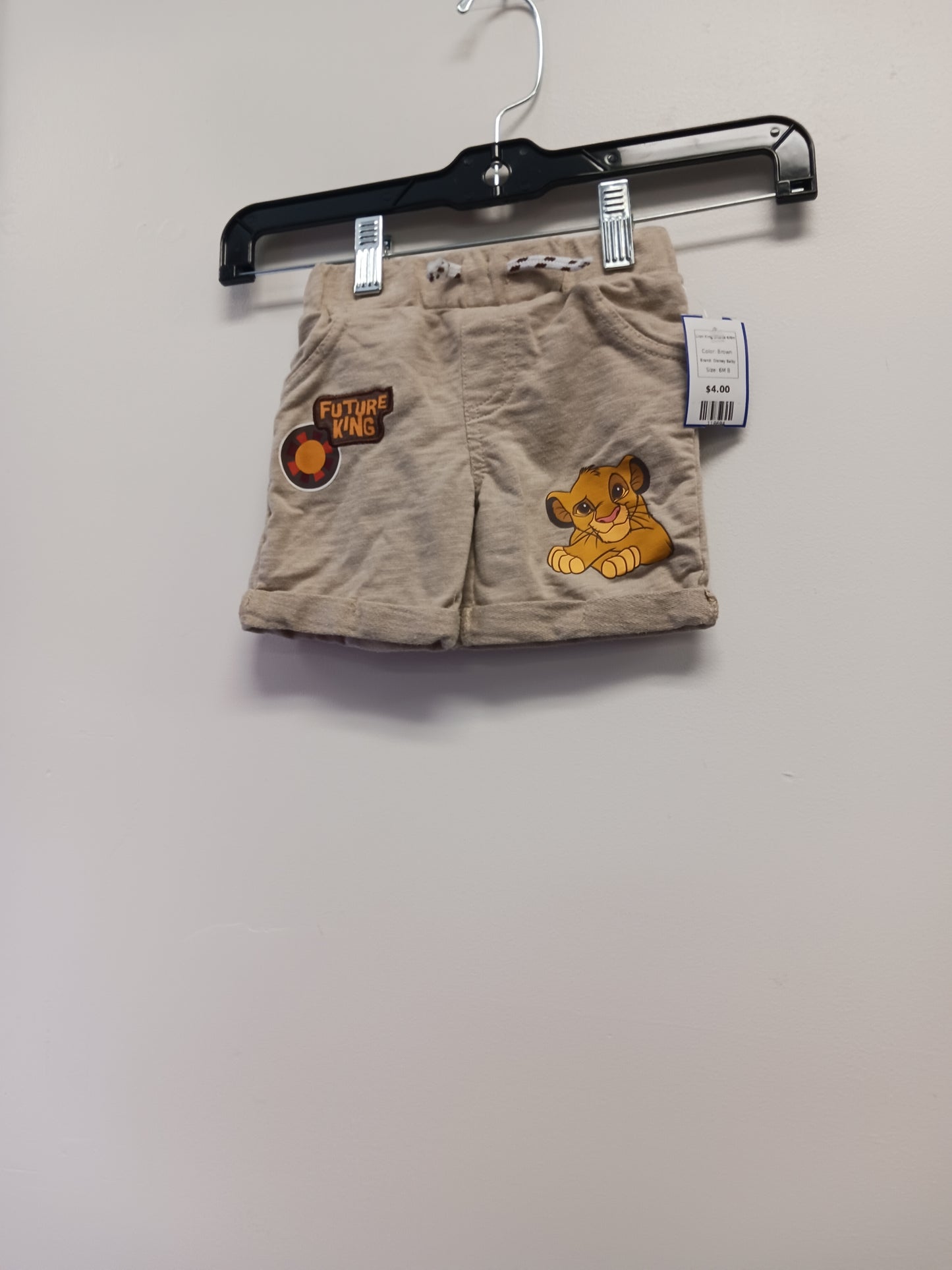 Brown Disney Baby Lion King Shorts 6/9m, 6M B