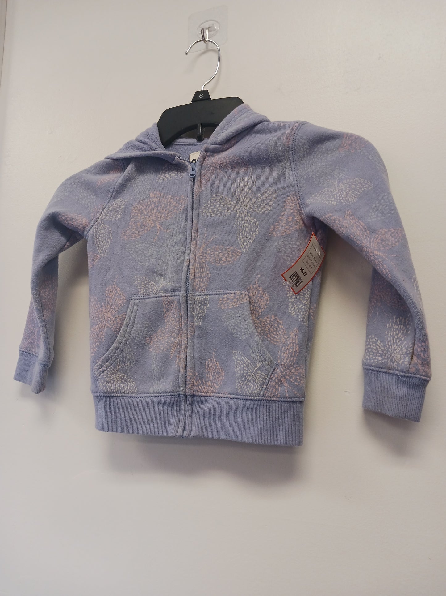 Purple OshKosh Hooded Butterfly Jacket, 3T G