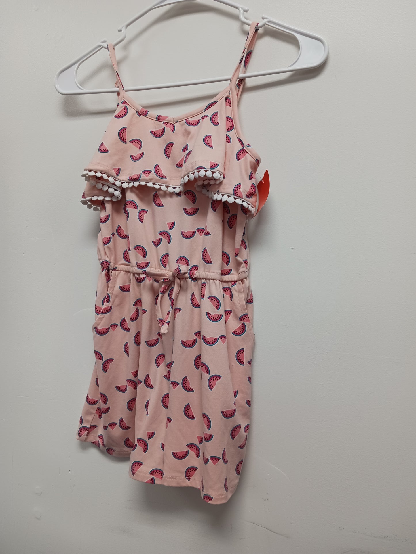 Society & Stitch Pink Watermelon Short Romper, 8 G