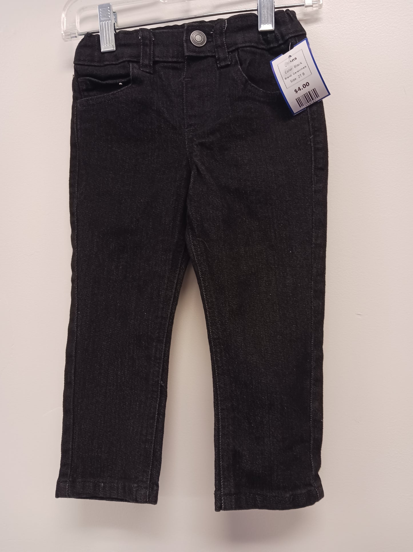 Black Garanimals Jeans, 2T B