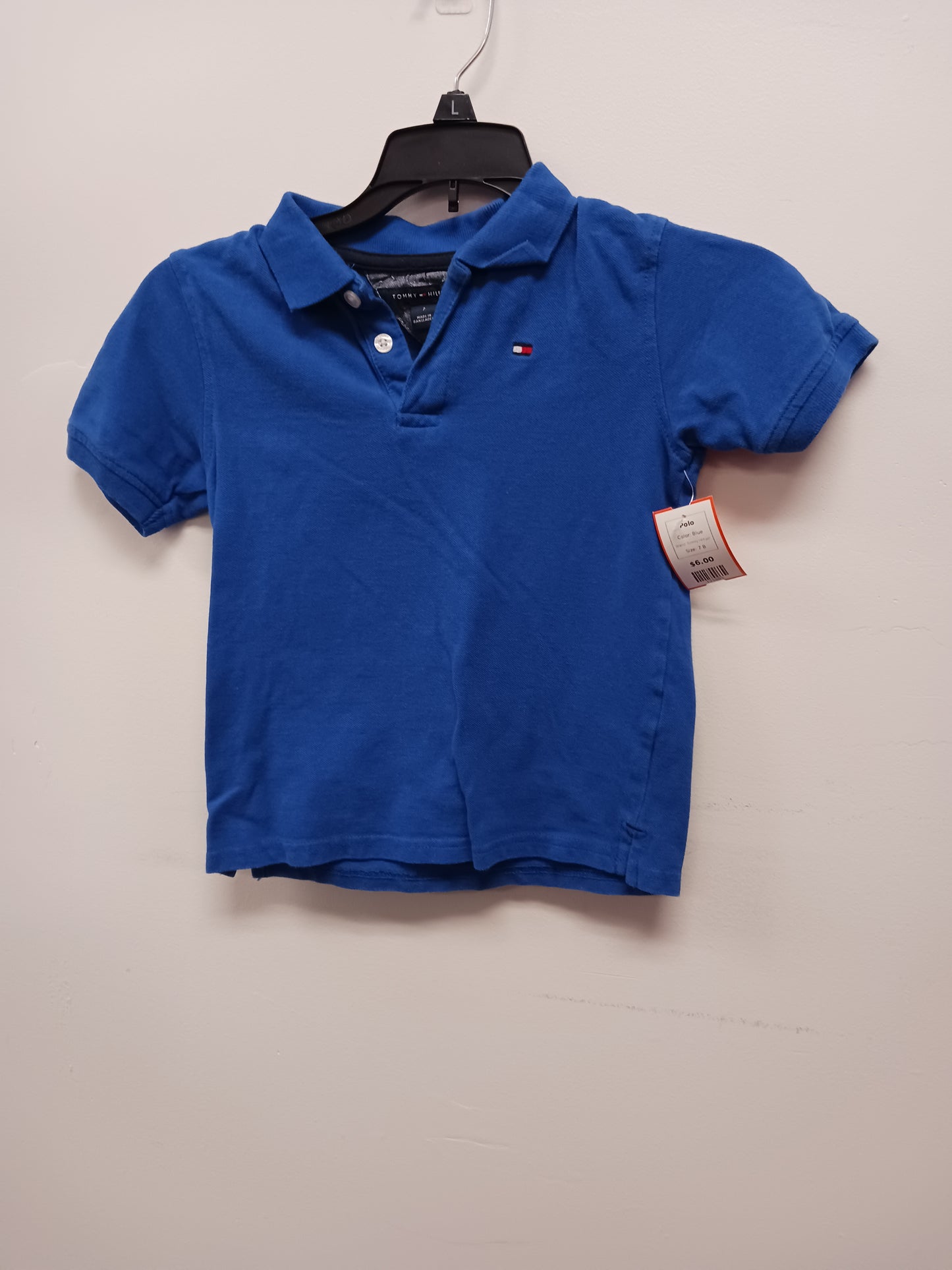 Blue Tommy Hilfiger Polo, 7 B