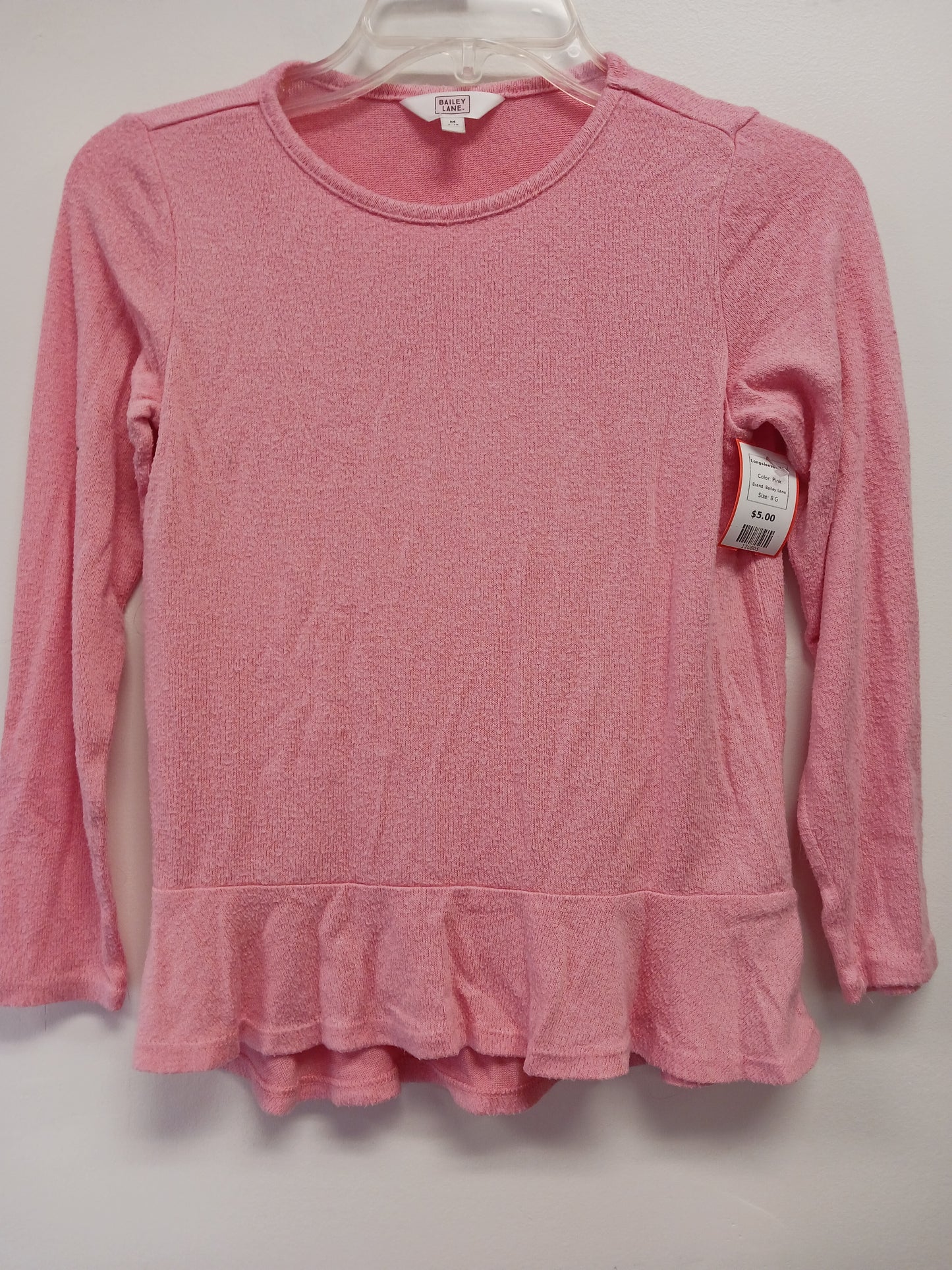 Pink Bailey Lane Longsleeve Shirt, 8 G
