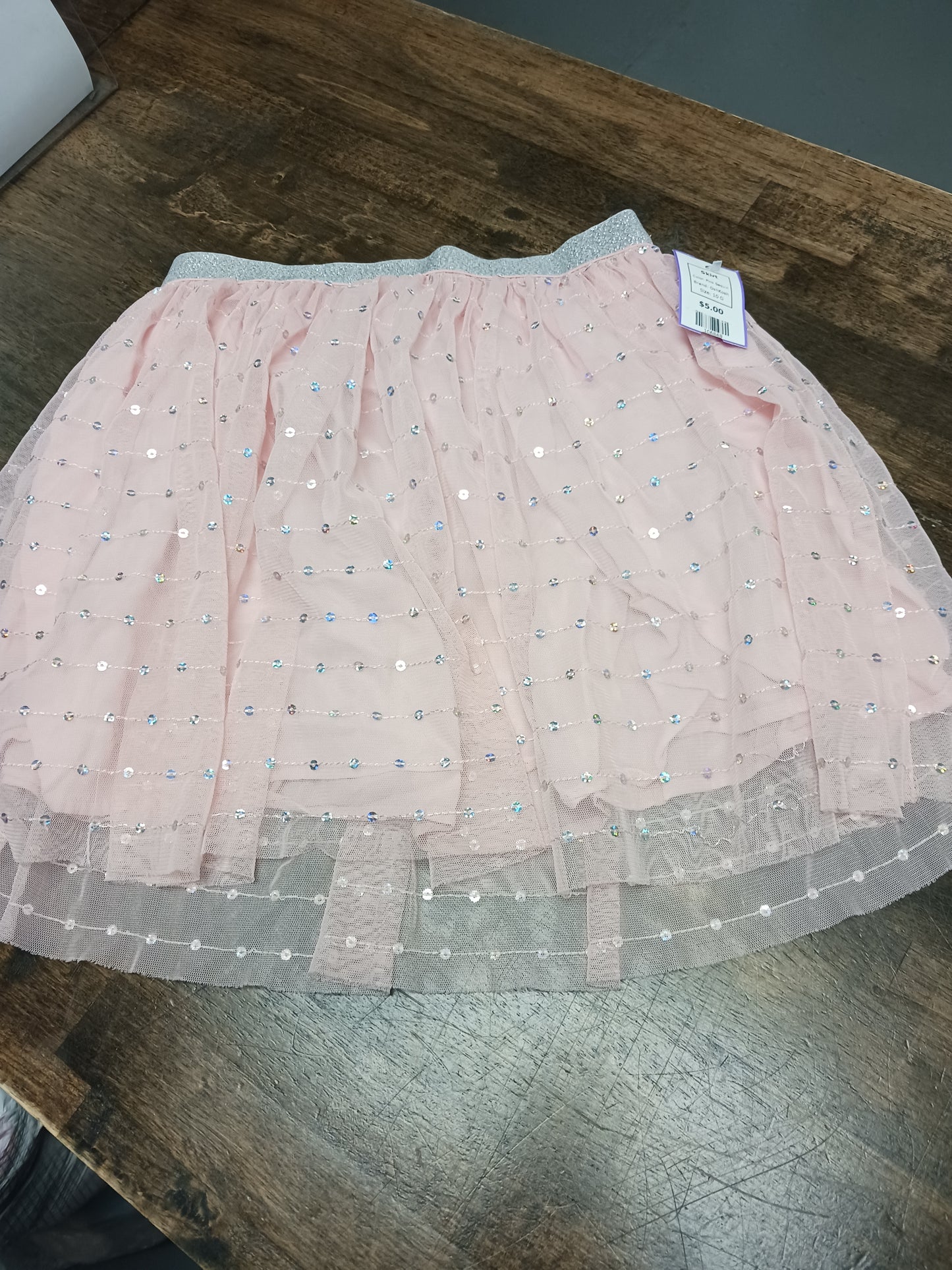 Pink Sequin OshKosh Skirt, 10 G