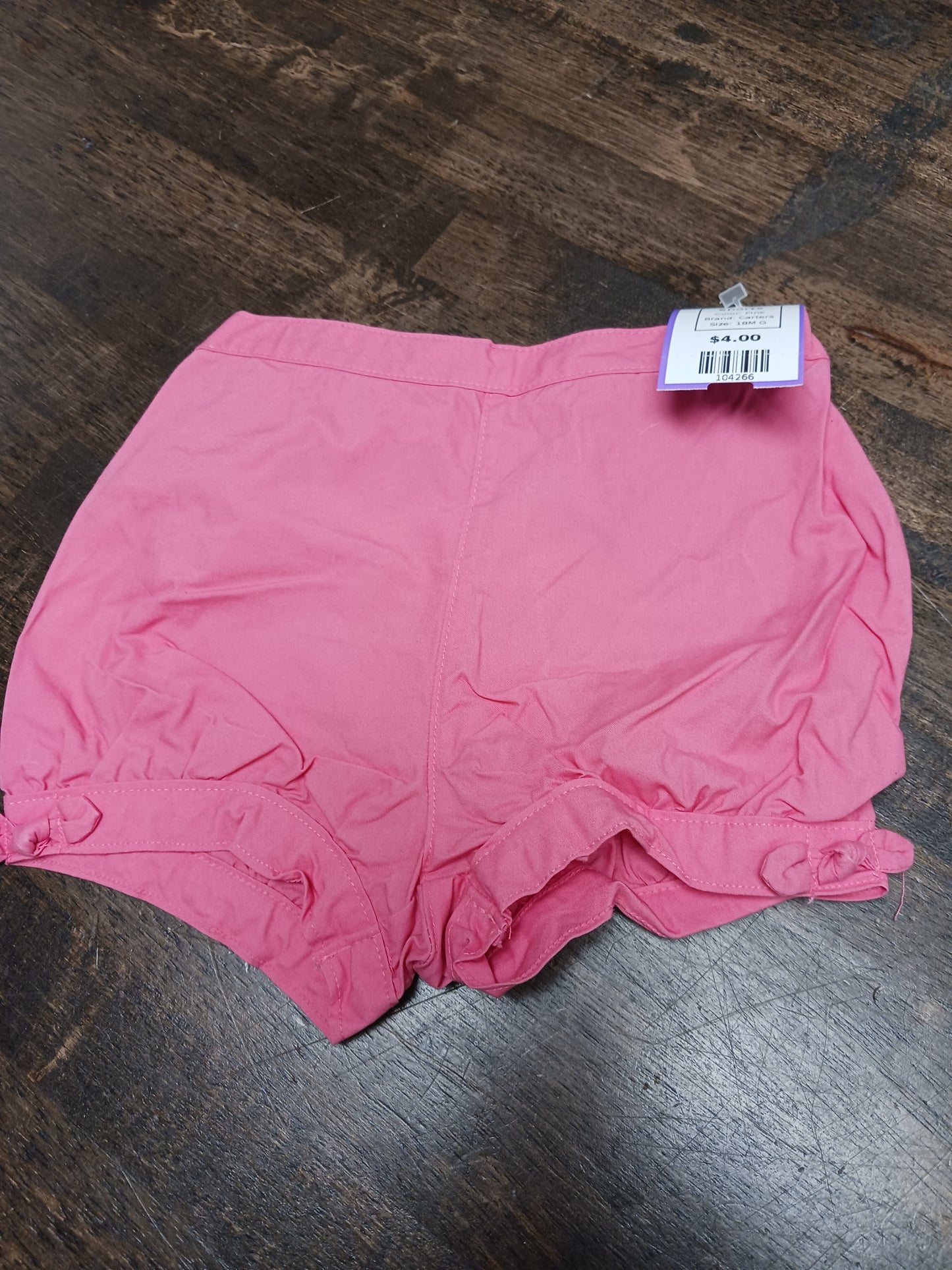 Pink Carters Shorts, 18M G
