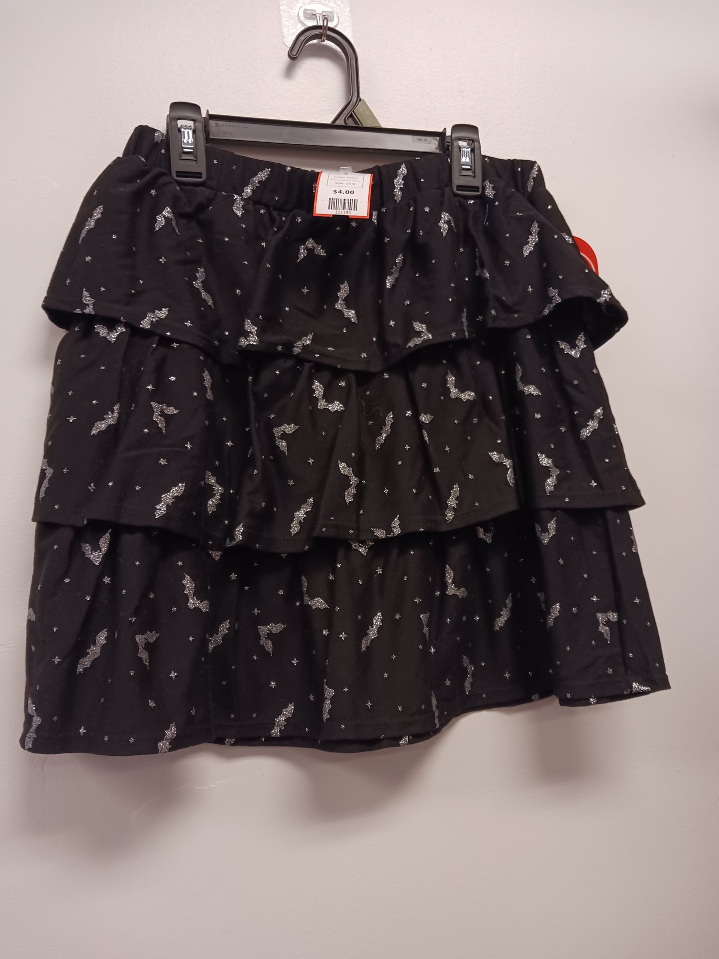 black Wonder Nation Halloween Bat Skirt 14/16, 14 G