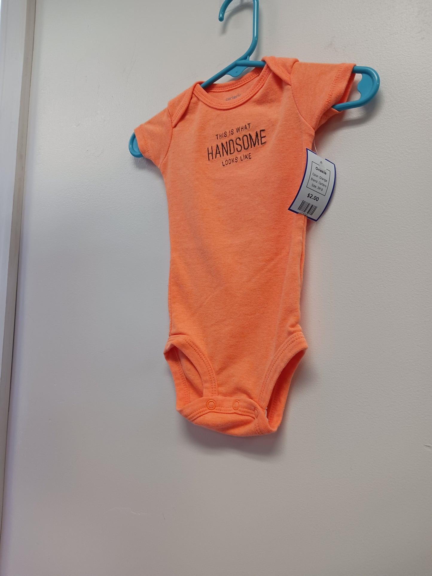 Orange Carters Onesie, 3M B