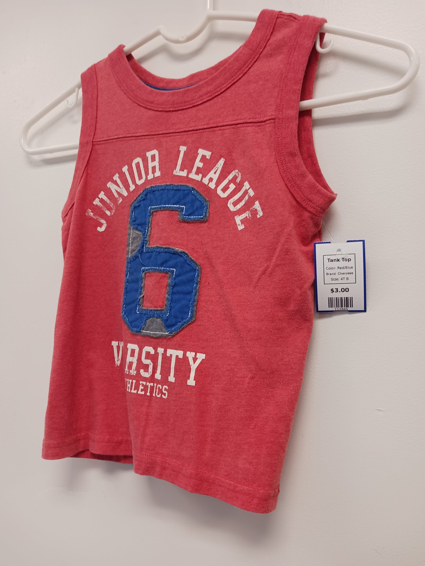 Red/Blue Cherokee Tank Top, 4T B