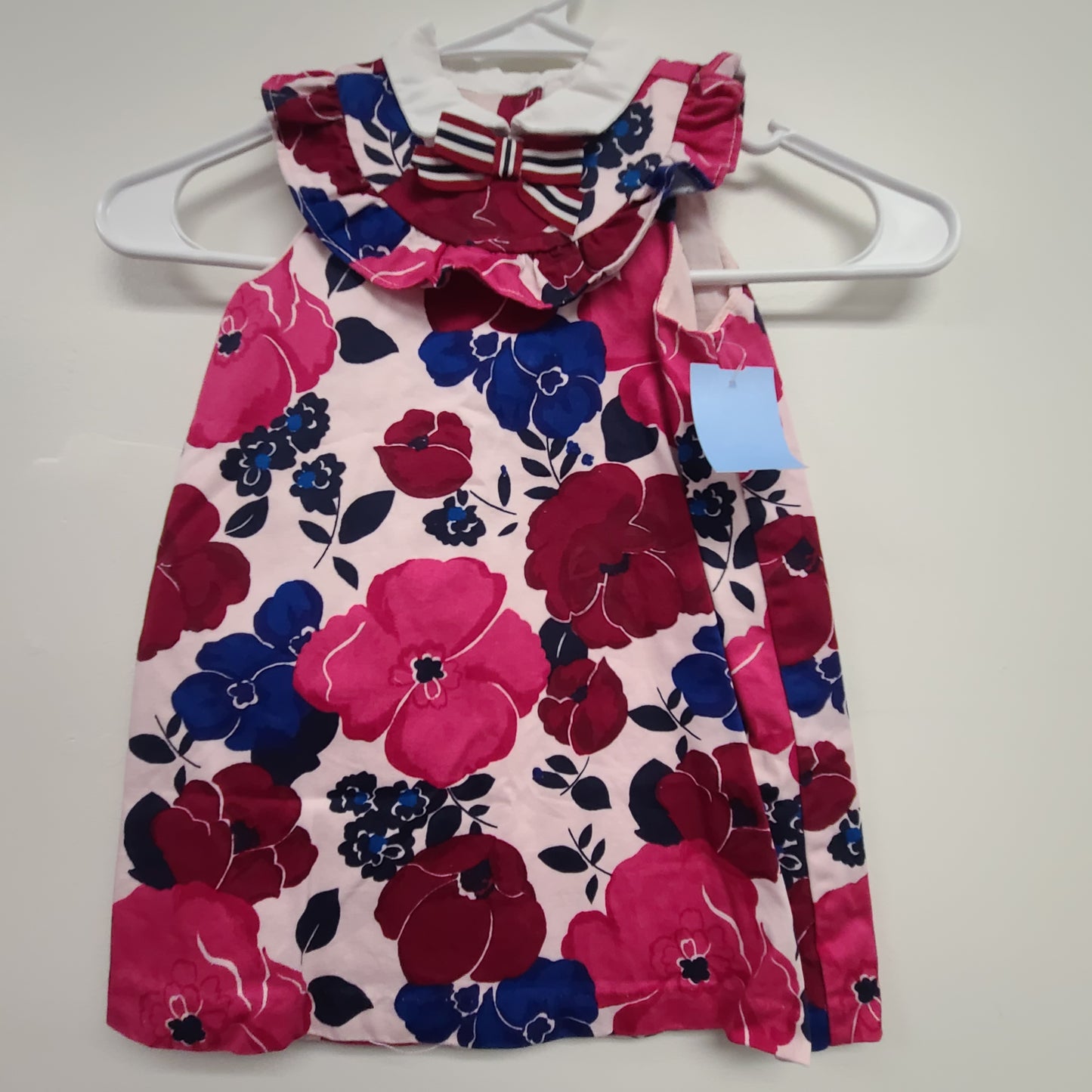 Pink/Blue Flower Janie And Jack Dress, 2T G