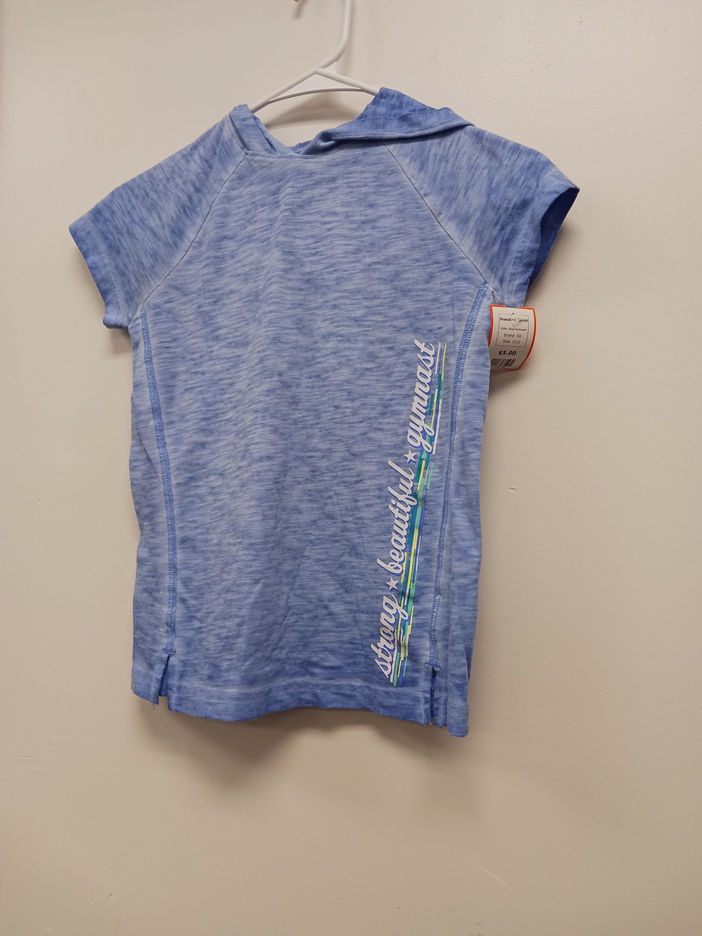 Blue Gymnast SO Hooded Shirt, 10 G