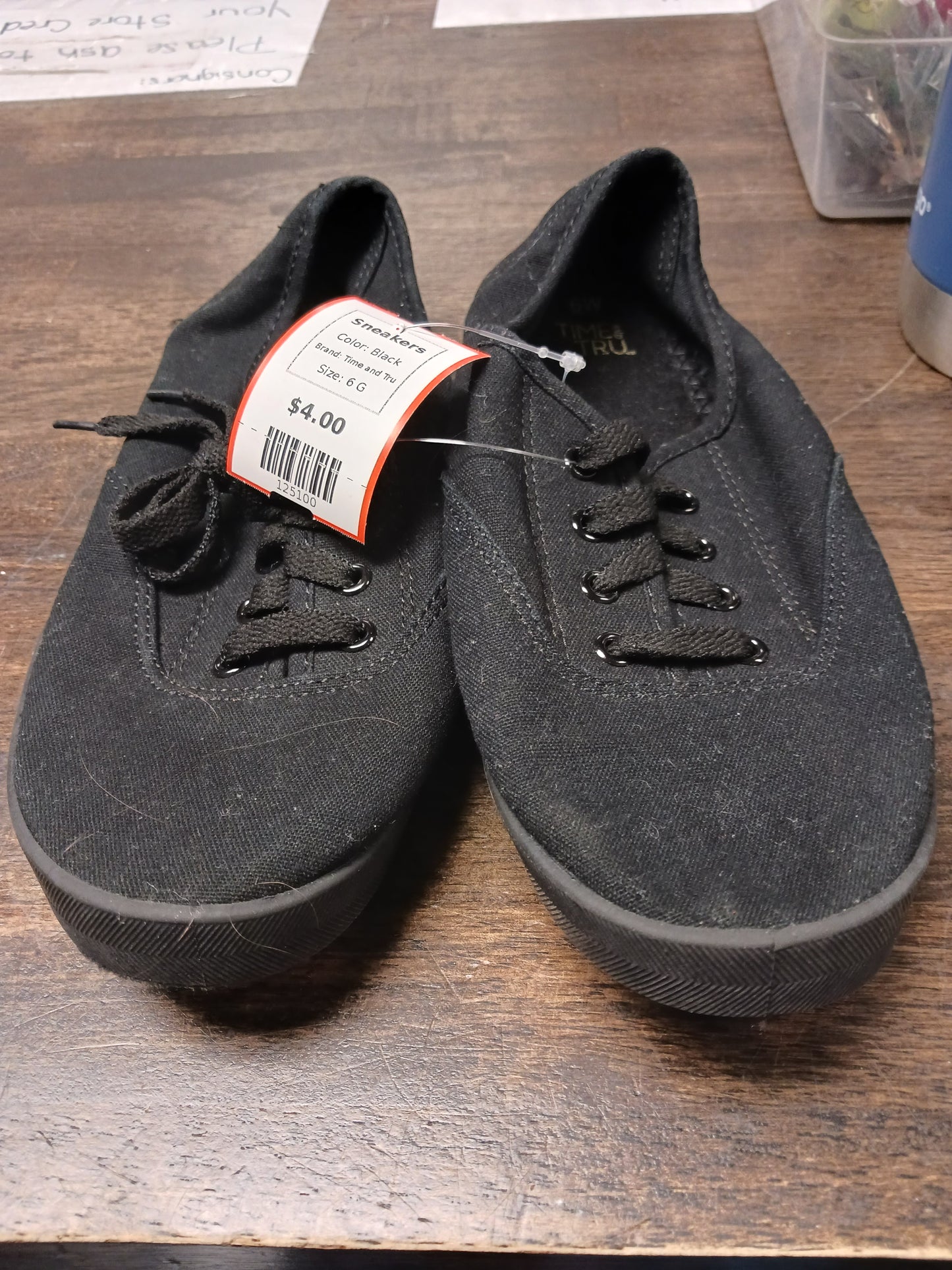 Black Time and Tru Sneakers, 6 G