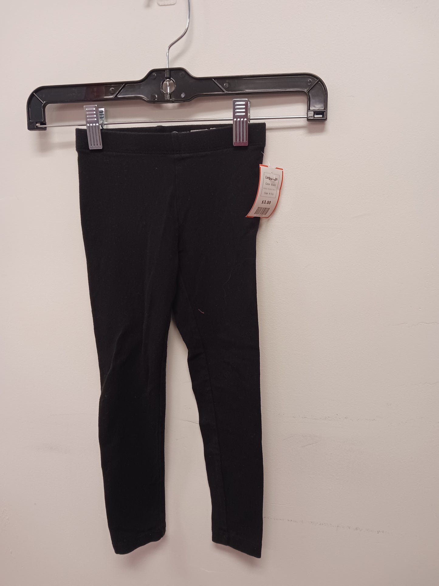 Black Wonder Nation Leggings, 4-5 G