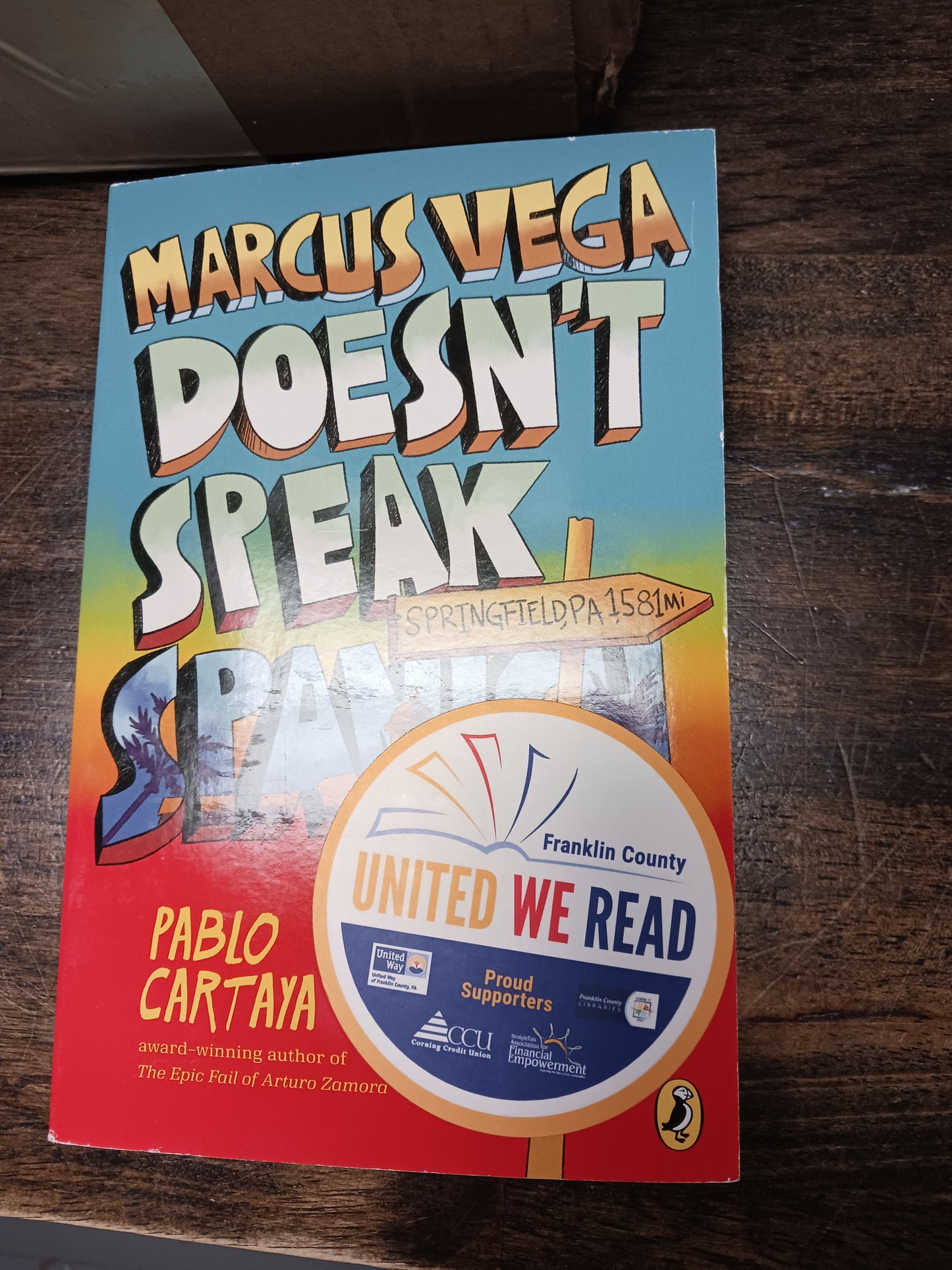 Marcus Vega Doesn't Speak Spanish Book