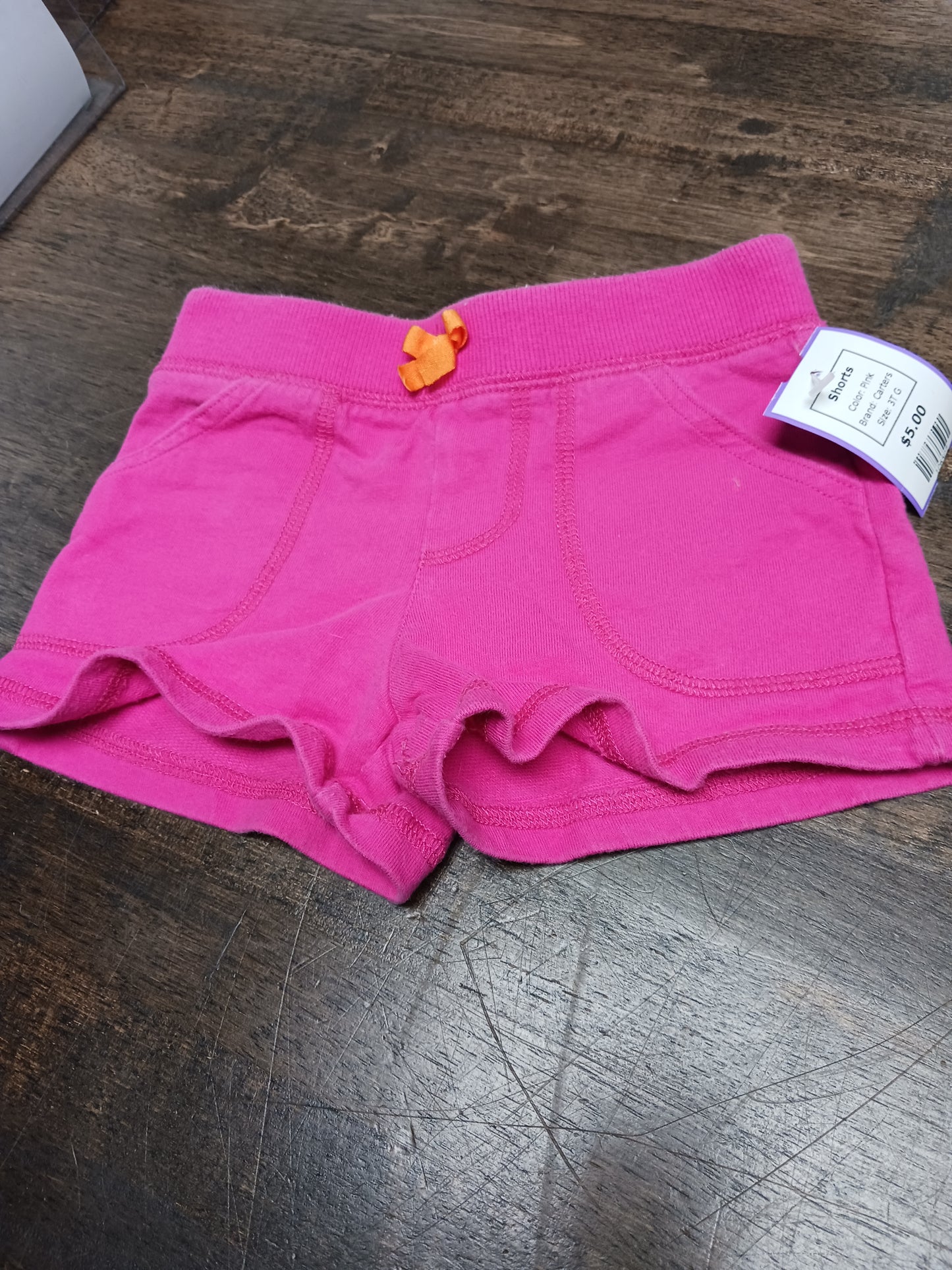 Pink Carters Shorts, 3T G
