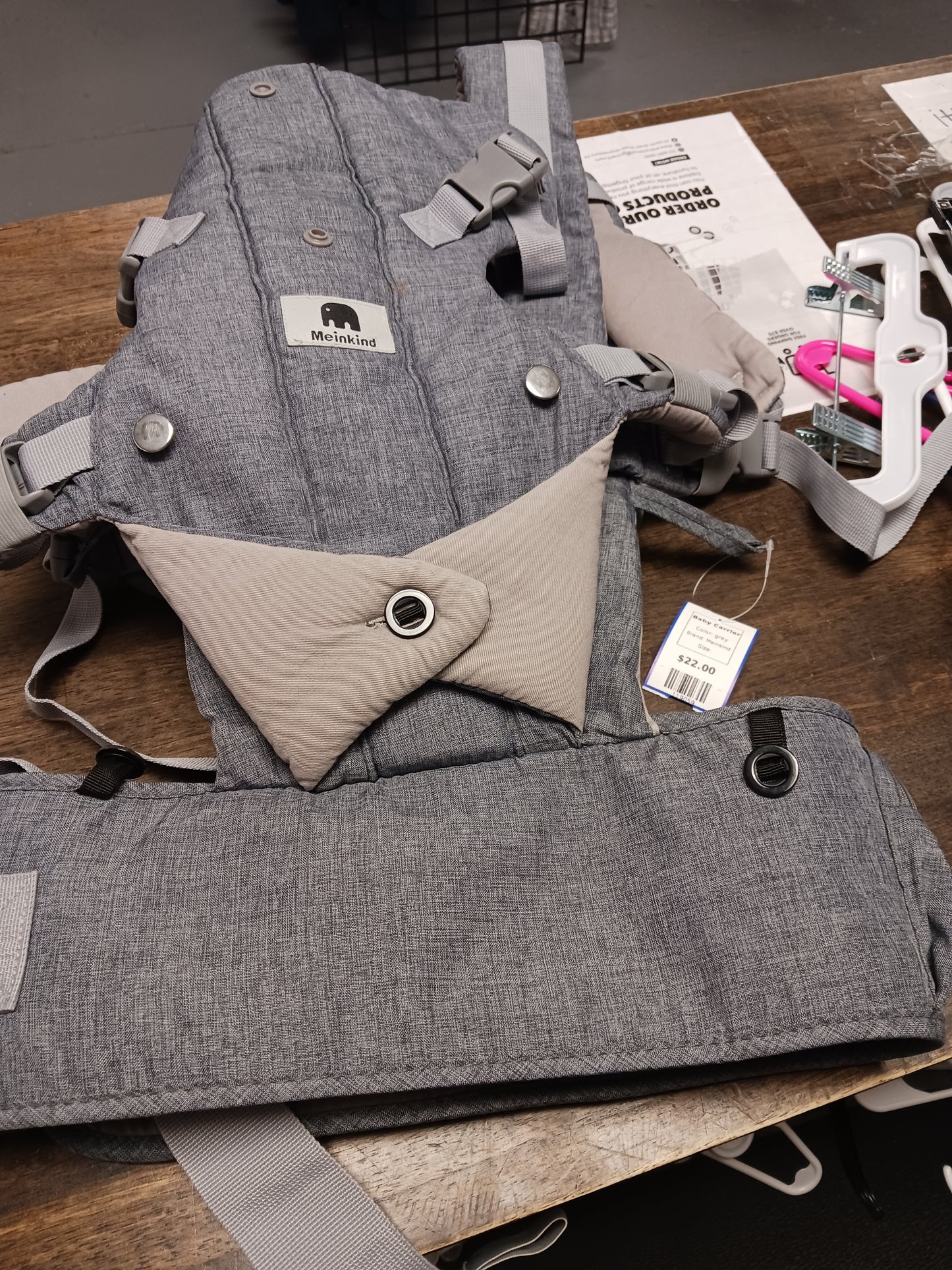 grey Meinkind Baby Carrier