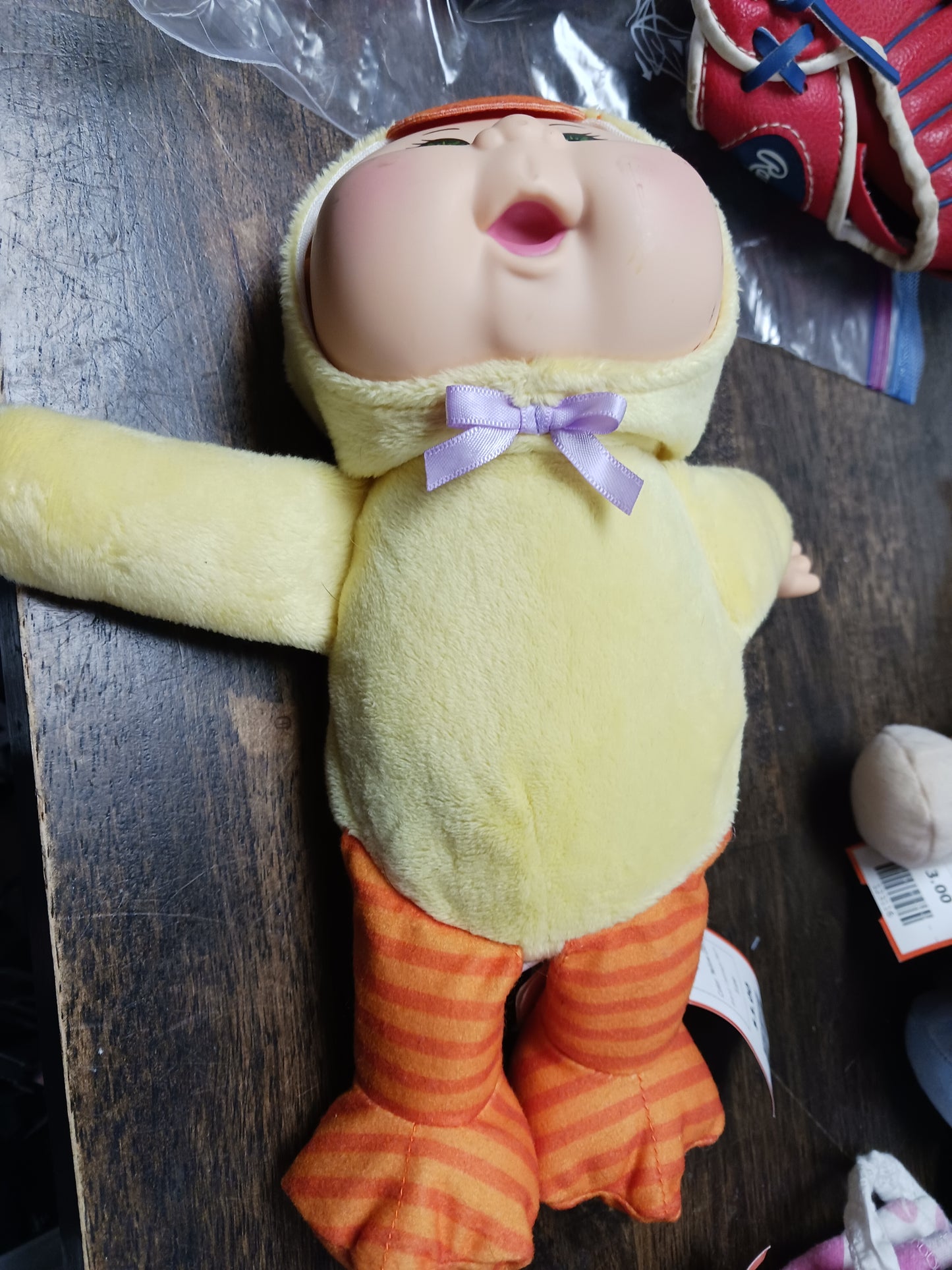 Yellow Duck Cabbage Patch Doll