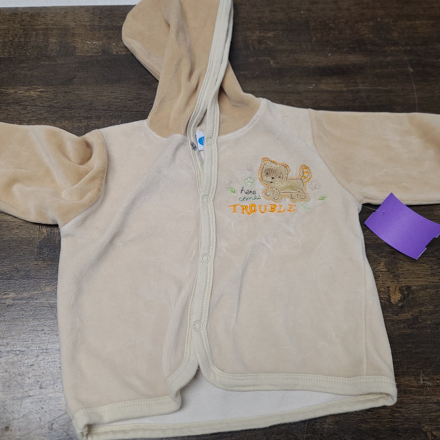 tan Bon Bebe Lion Jacket 3-6m, 3M B