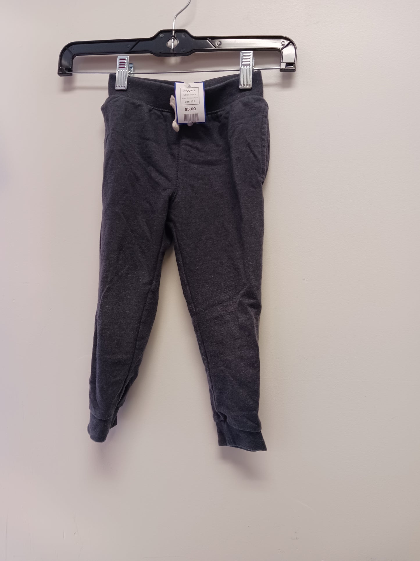 black Childrens Place Joggers, 3T B