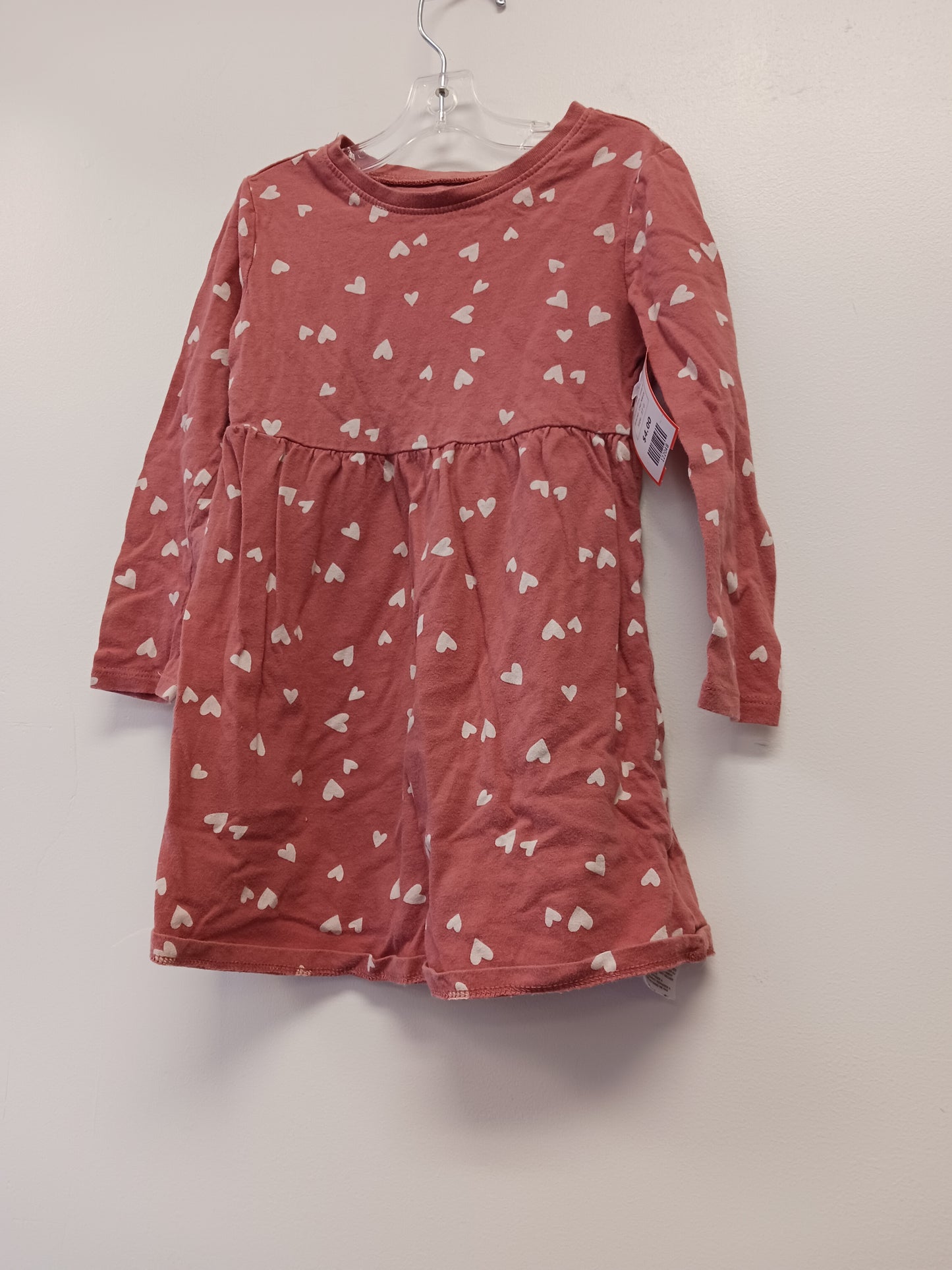 Pink Heart Old Navy Dress, 3T G