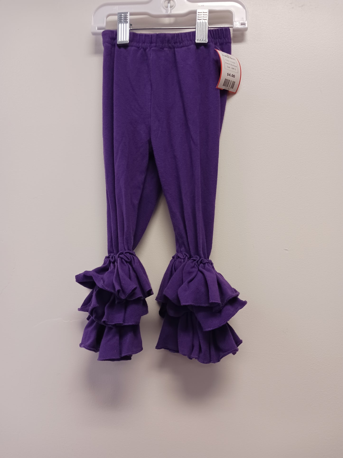 Purple Boutique Ruffled Pants, 18M G