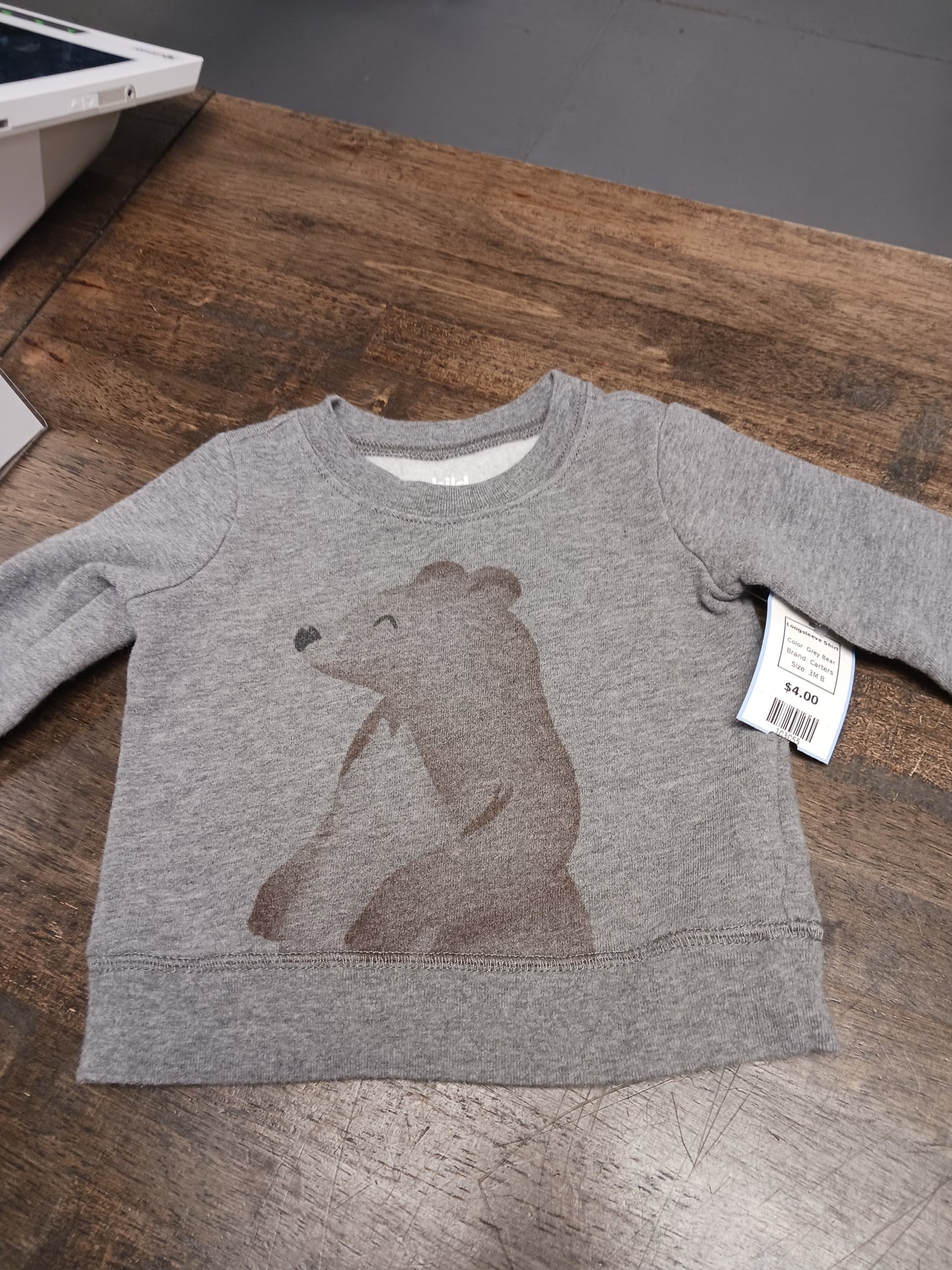 Grey Bear Carters Longsleeve Shirt, 3M B
