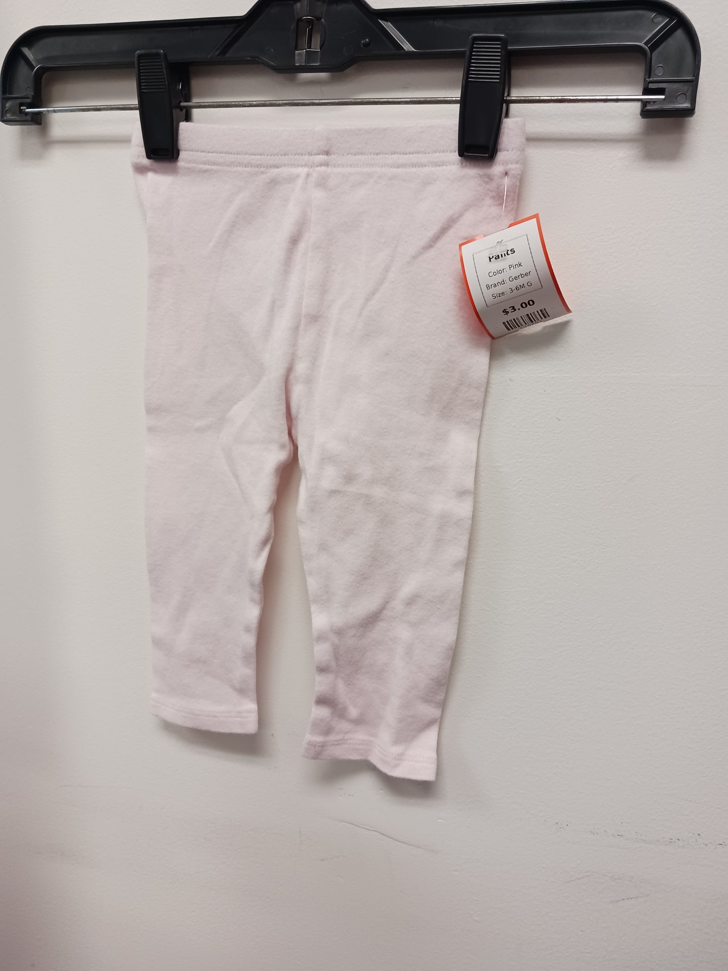 Pink Gerber Pants, 3-6M G
