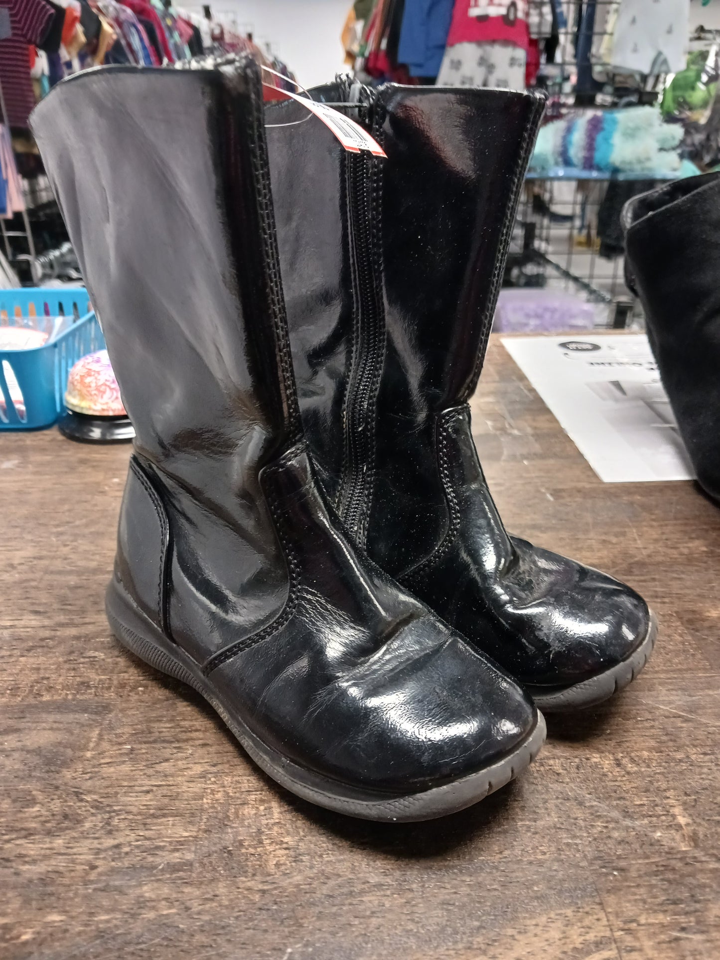 Black TKS Boots, 10C G