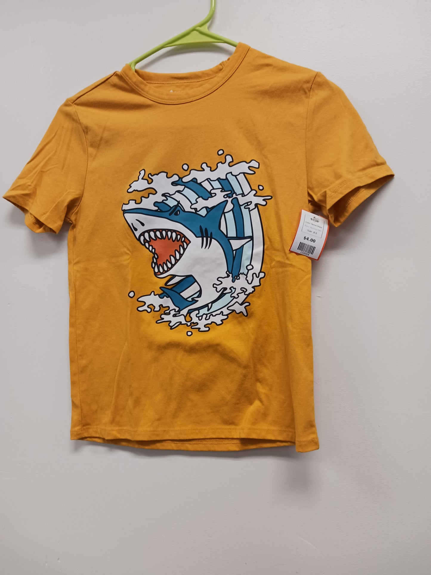 Yellow Shark Members Mark Shirt, 8 B