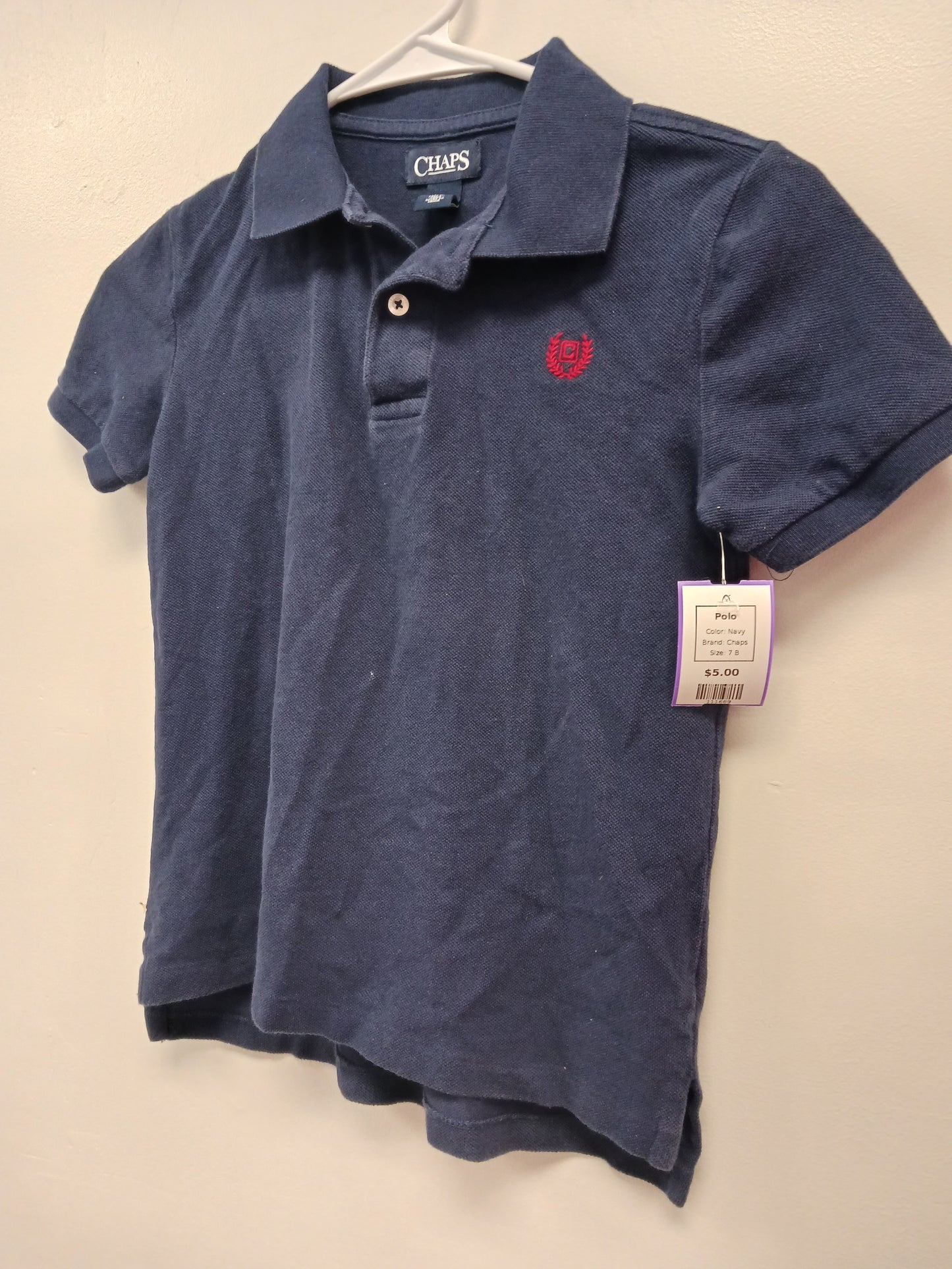 Navy Chaps Polo, 7 B