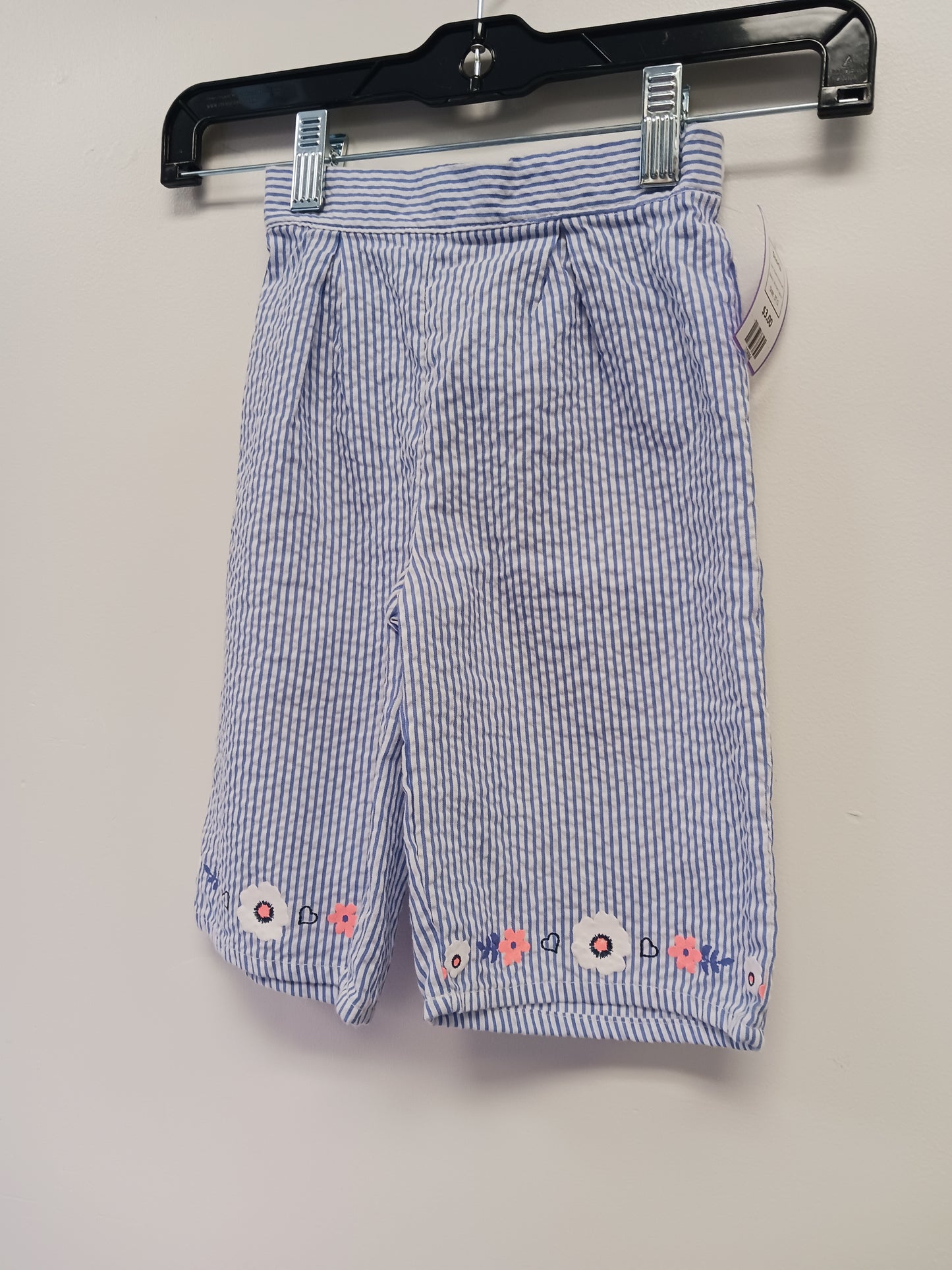 Blue/White Striped Wonder Nation Shorts, 3T G