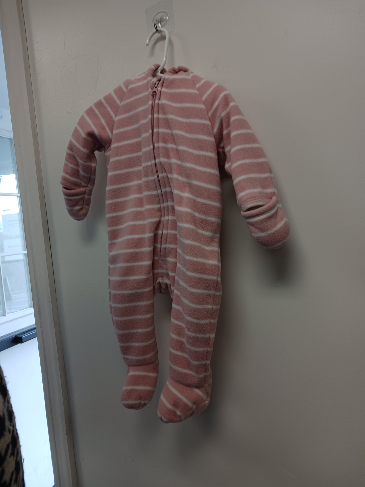 Pink/White Striped Old Navy Snow Suit, 3M G