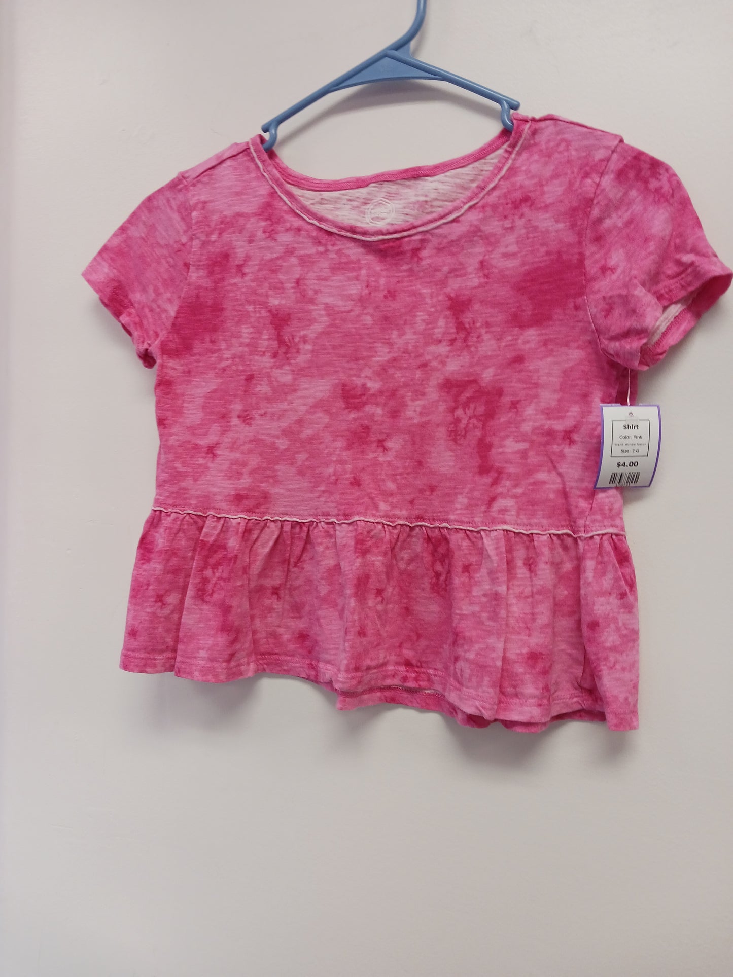 Pink Wonder Nation Shirt, 7 G