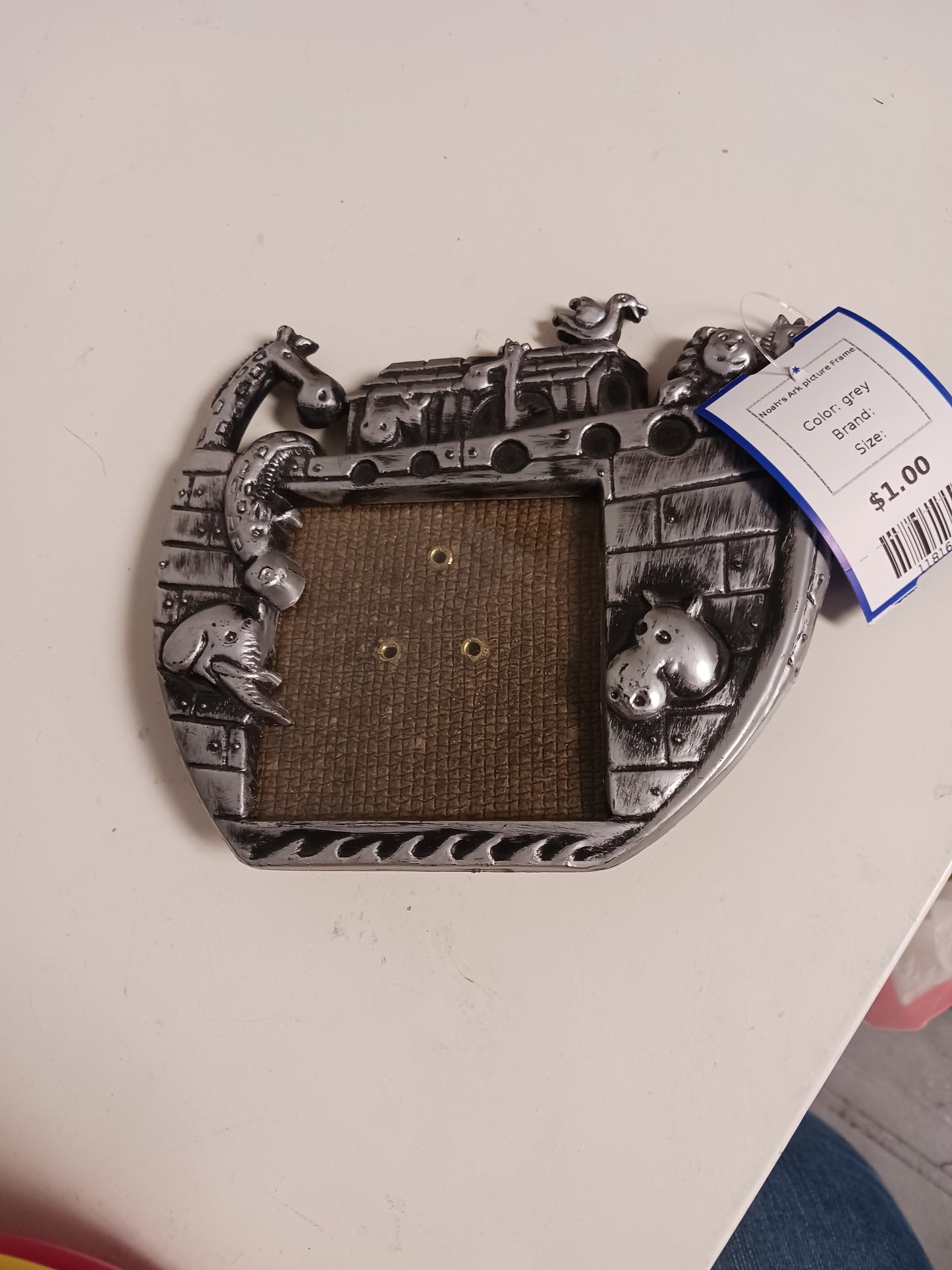 grey Noah's Ark picture Frame
